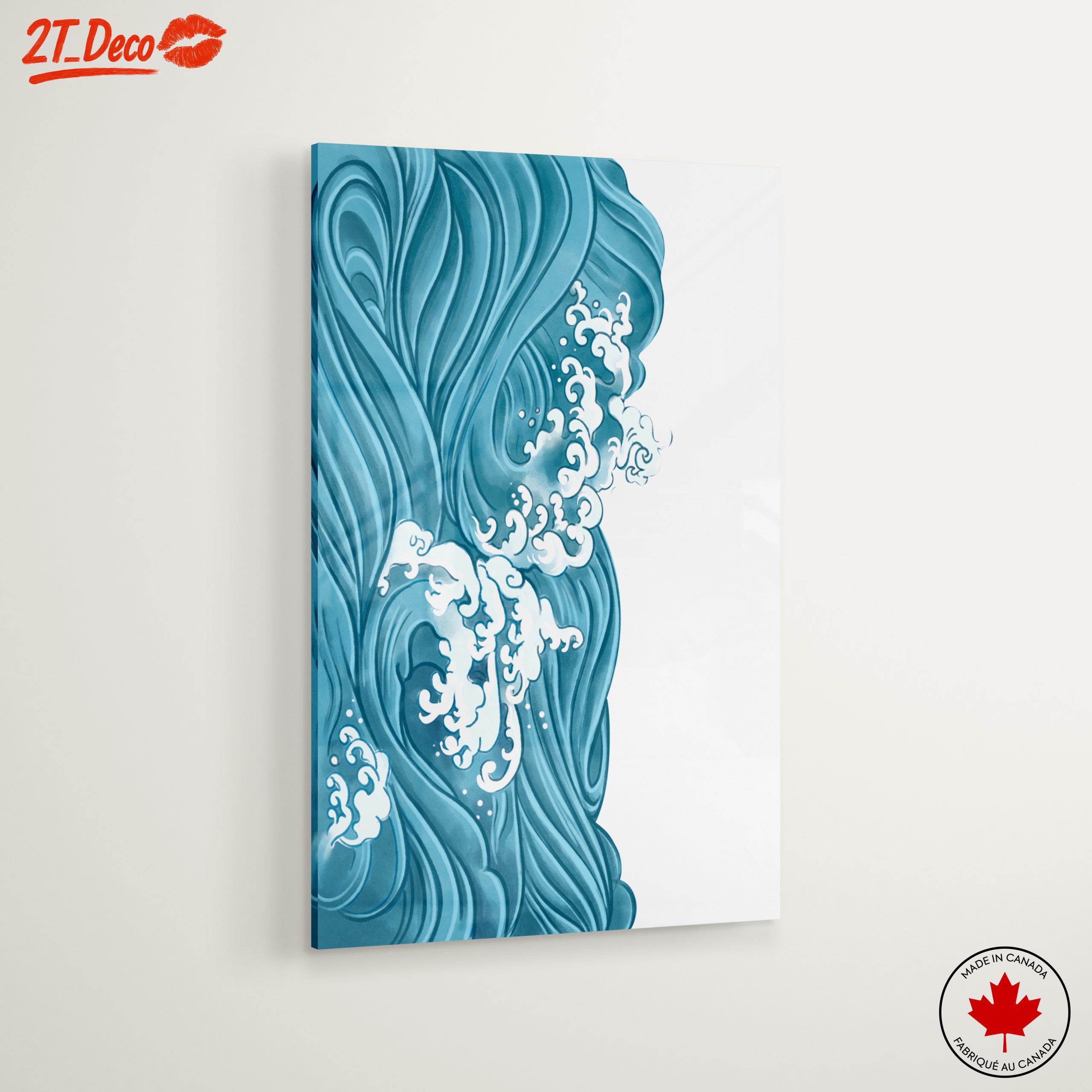 Abstract Waves and Ocean Inspired Art - Image 6