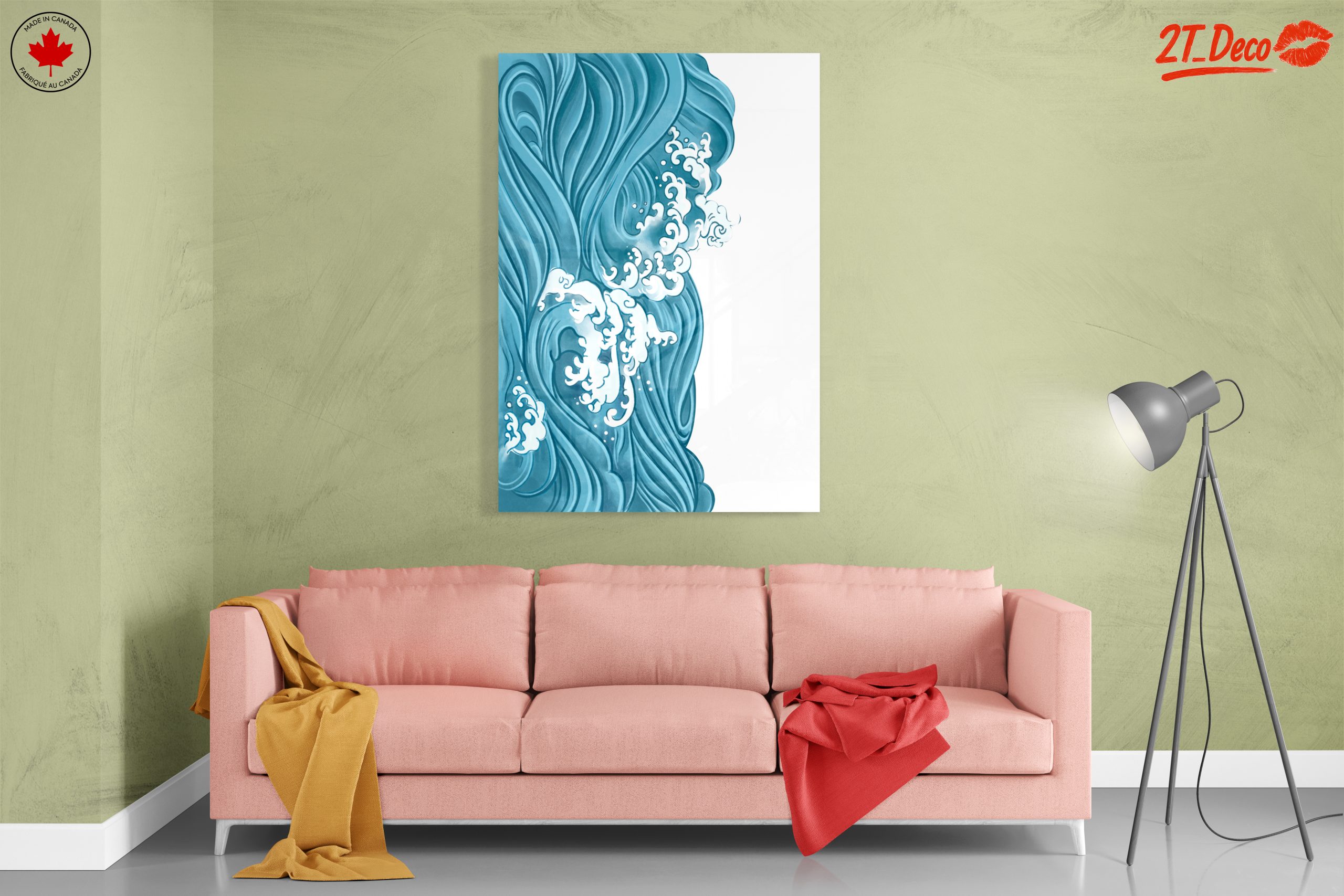 Abstract Waves and Ocean Inspired Art - Image 7