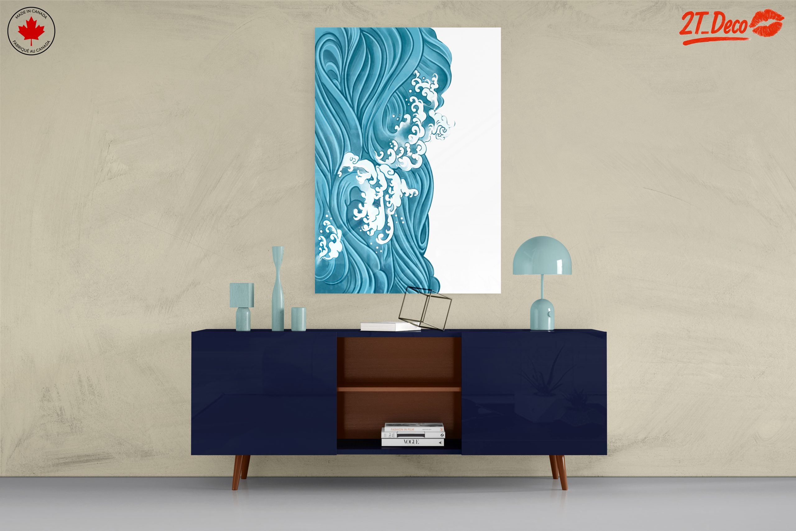 Abstract Waves and Ocean Inspired Art - Image 8