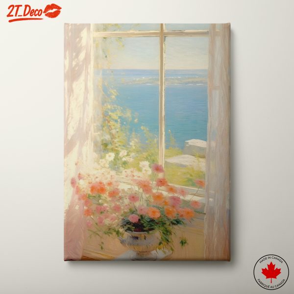 Scenic Nature View from a Window