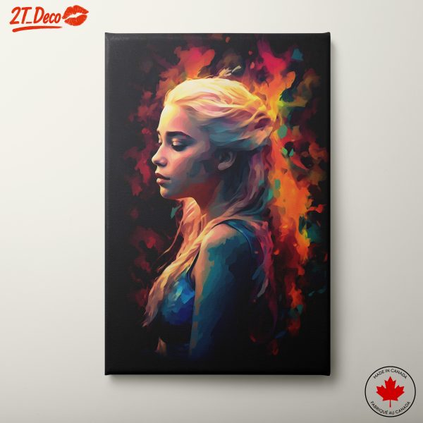 Vibrant Portrait of a Young Woman