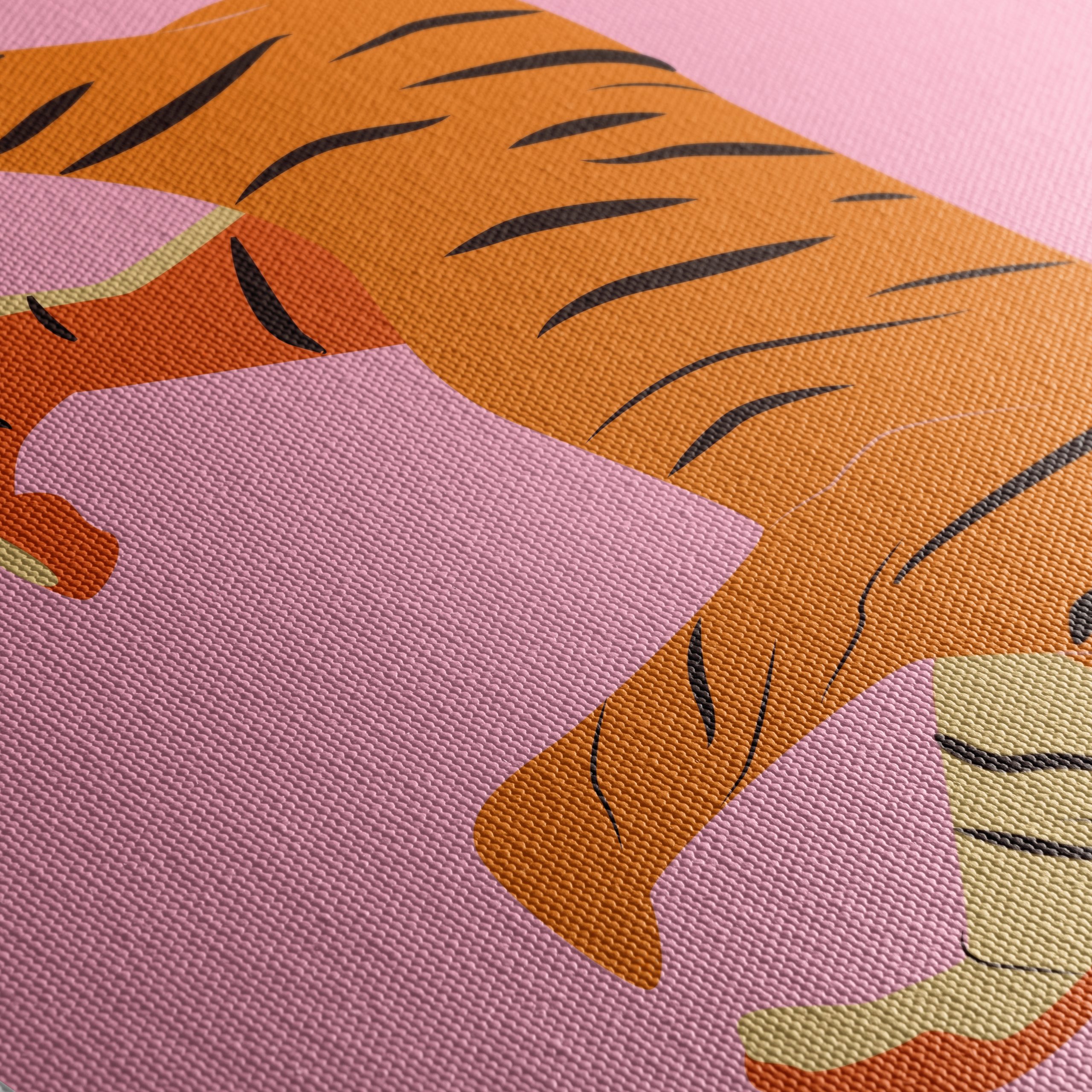 Vibrant Tiger Illustration in Bright Colors - Image 5