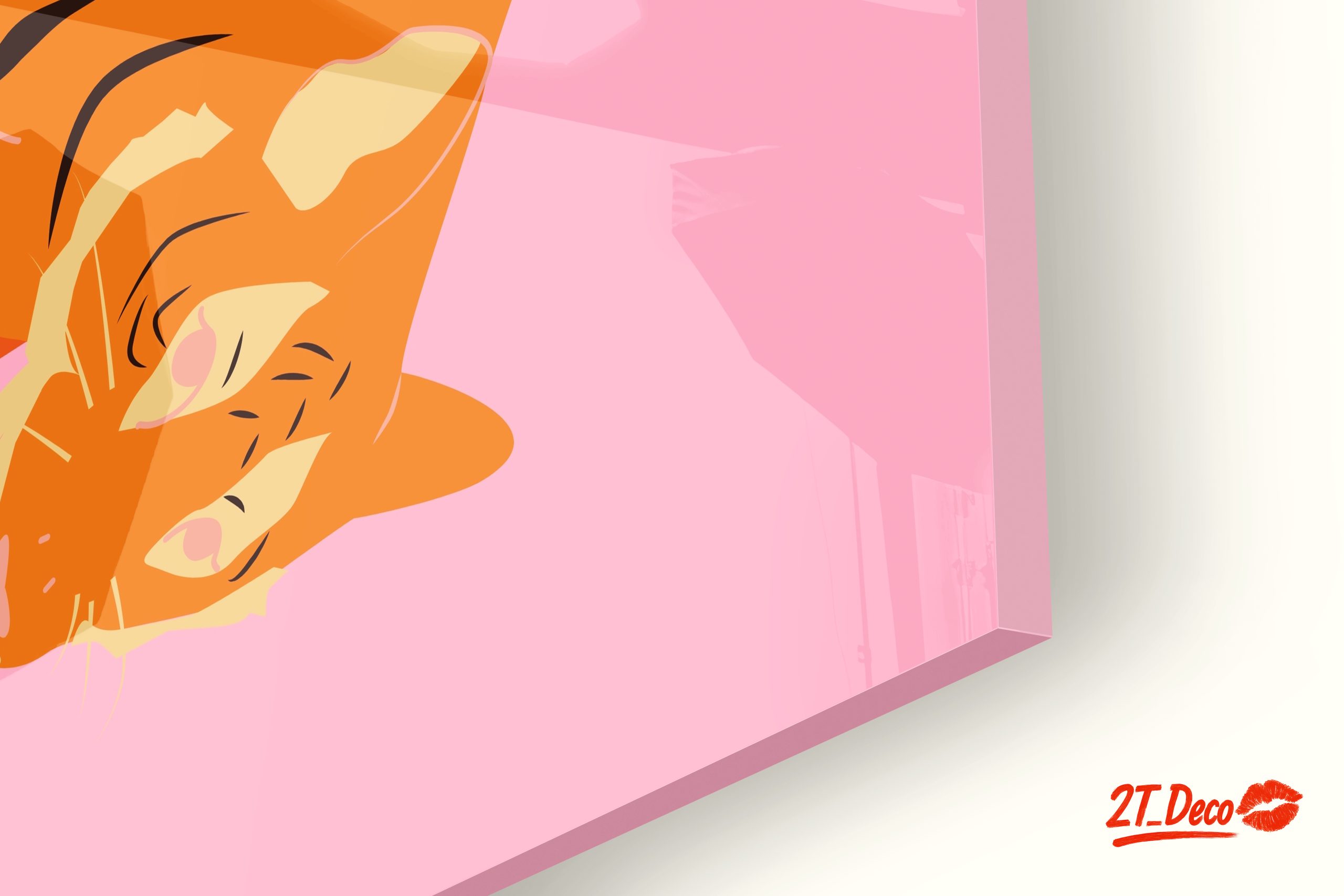 Vibrant Tiger Illustration in Bright Colors - Image 9