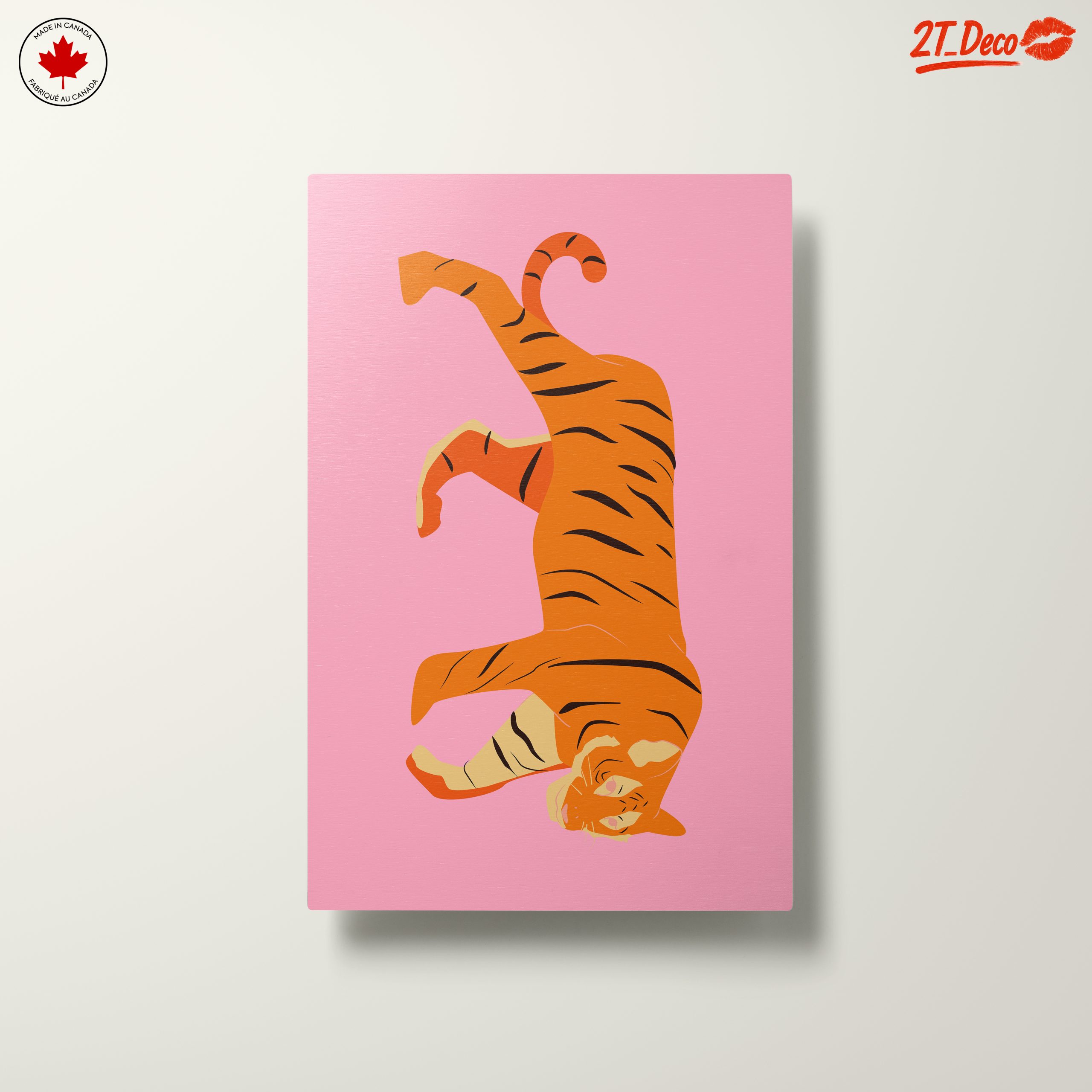 Vibrant Tiger Illustration in Bright Colors - Image 10