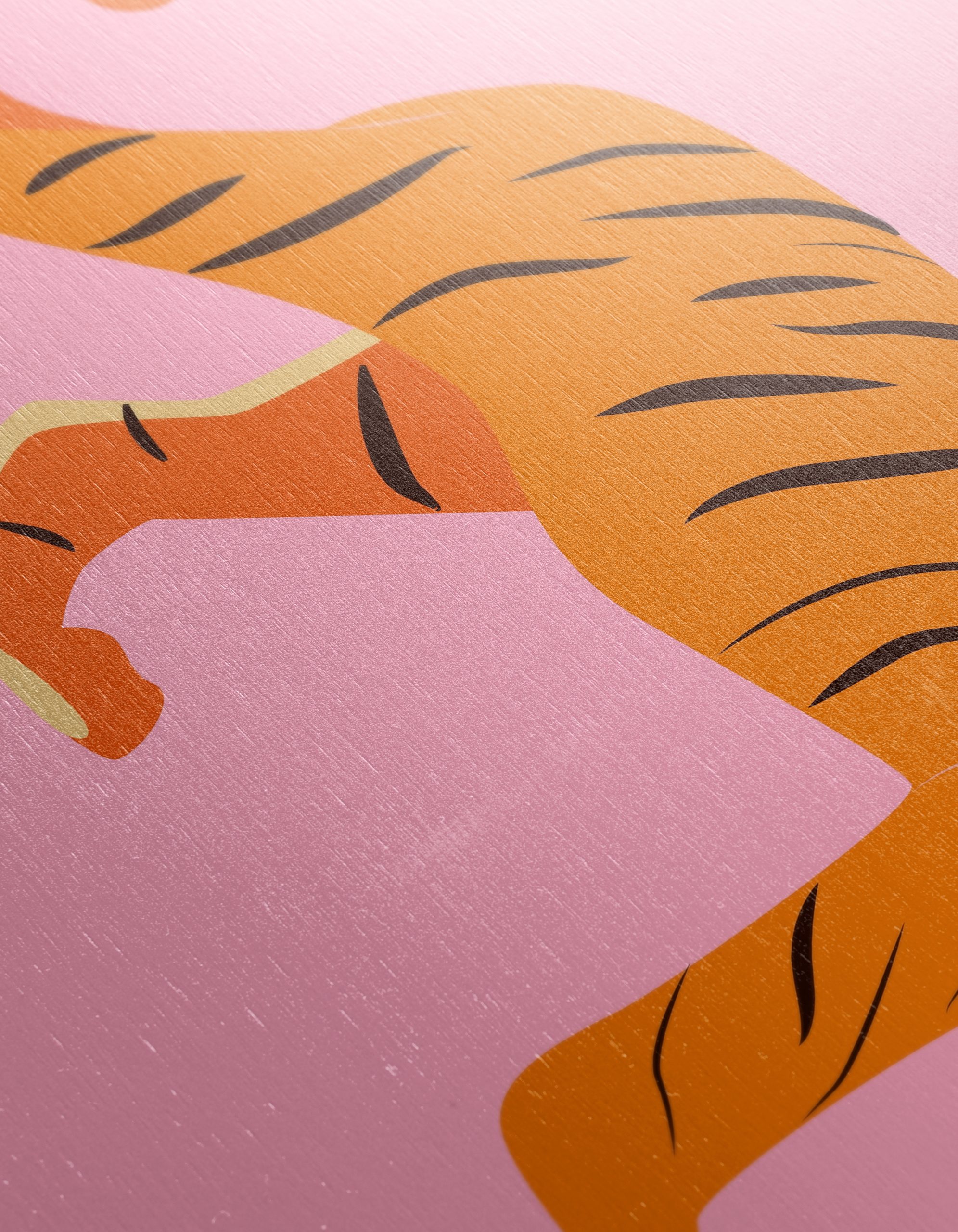 Vibrant Tiger Illustration in Bright Colors - Image 12