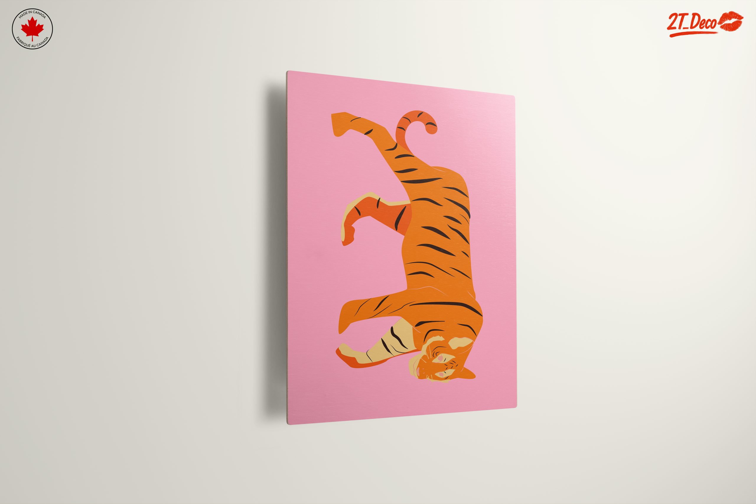 Vibrant Tiger Illustration in Bright Colors - Image 13