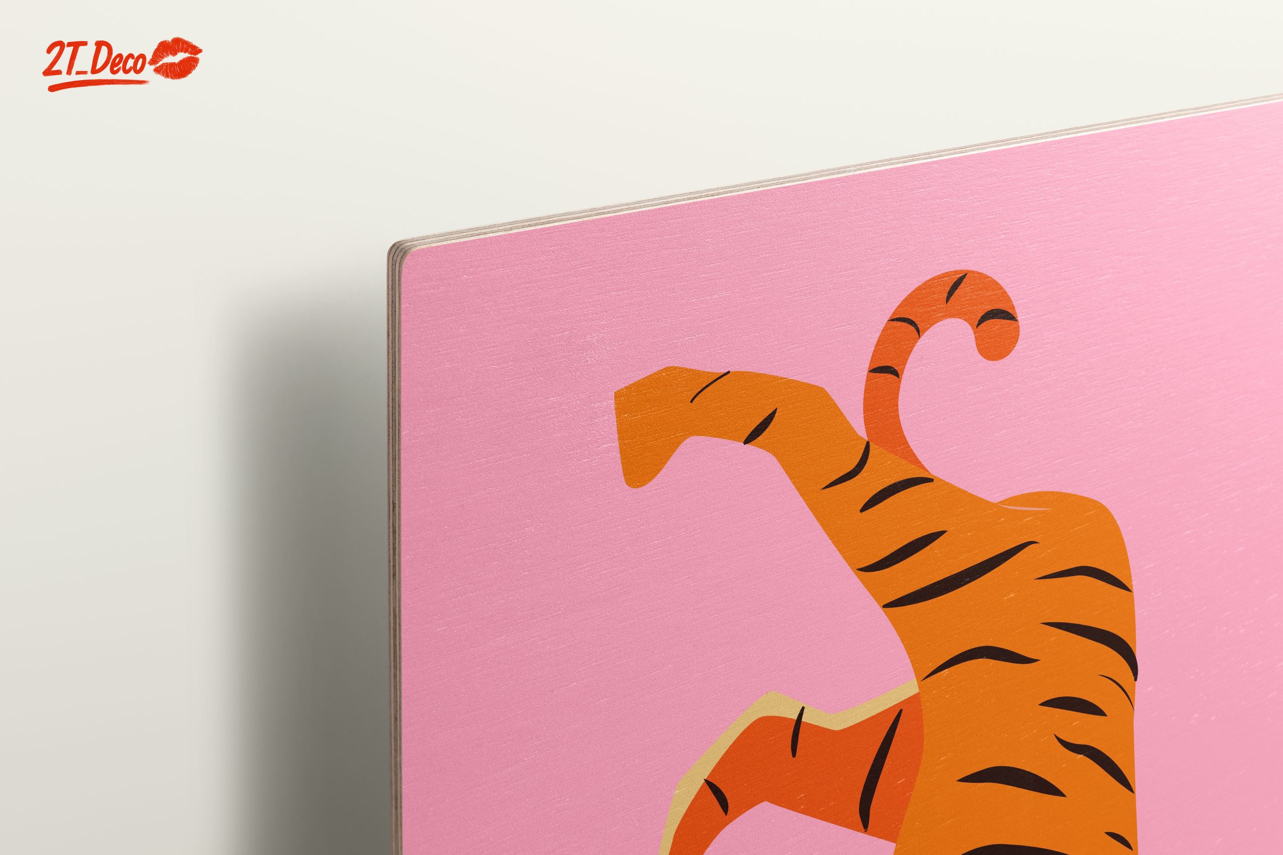 Vibrant Tiger Illustration in Bright Colors - Image 15