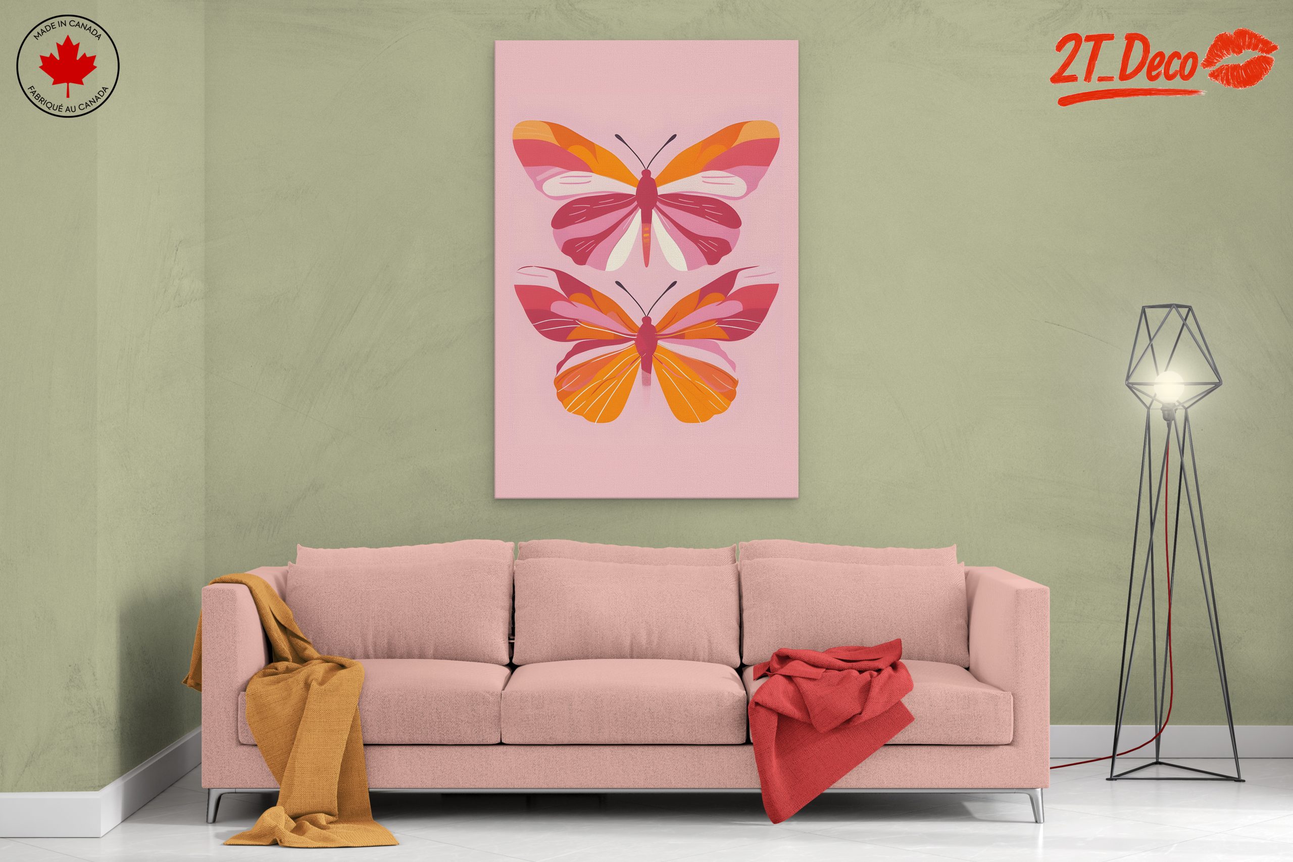 Colorful Butterfly Artwork for Home Decor 2 - Image 2