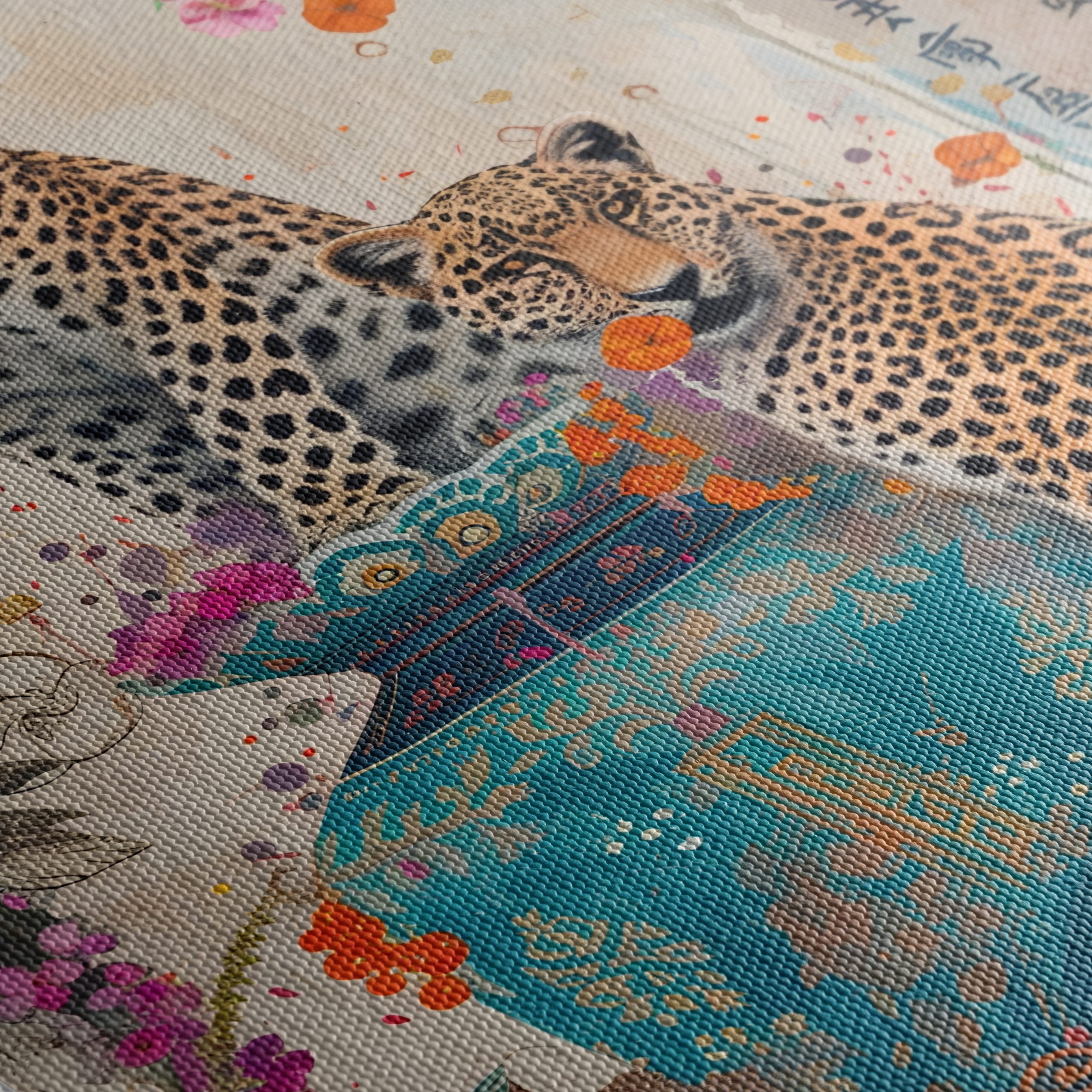 Leopards Among Blossoms and Vases - Image 5