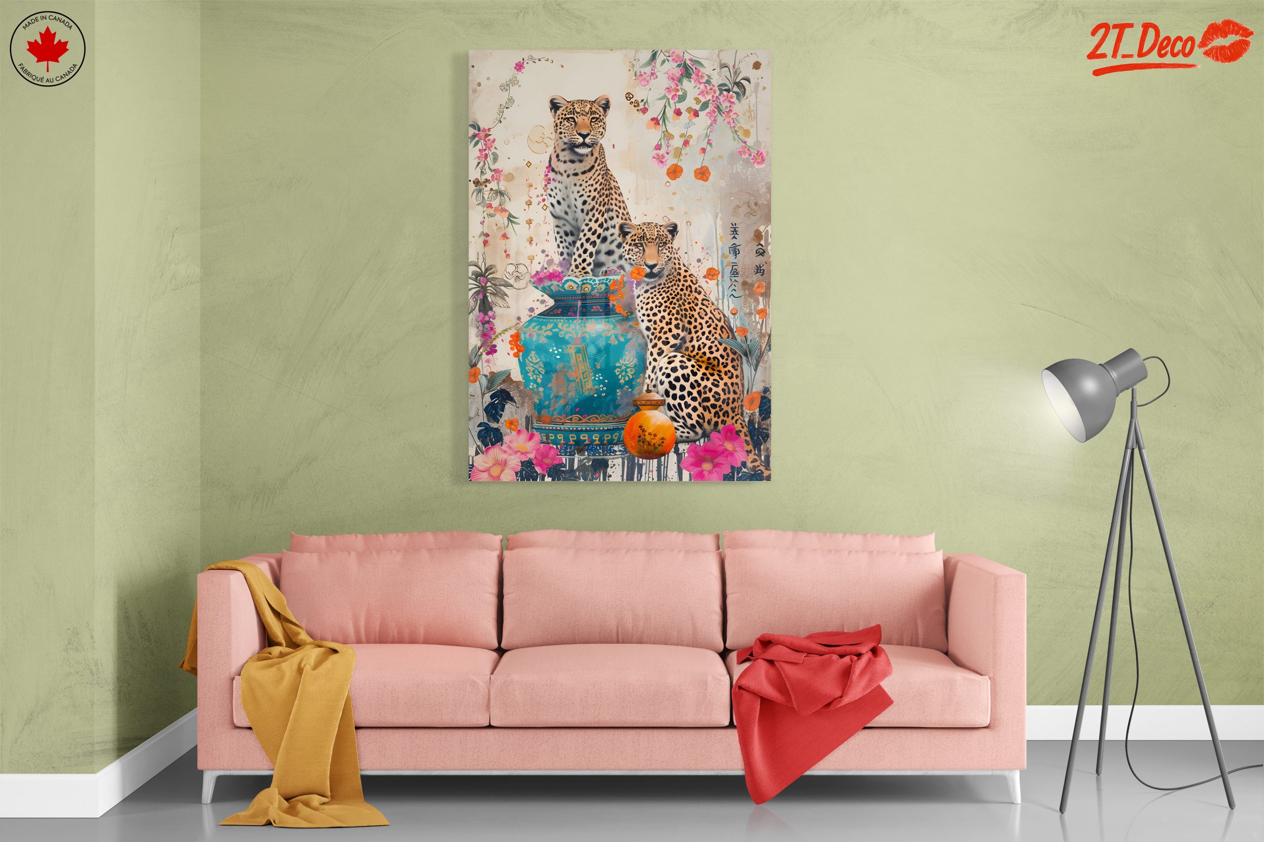 Leopards Among Blossoms and Vases - Image 7