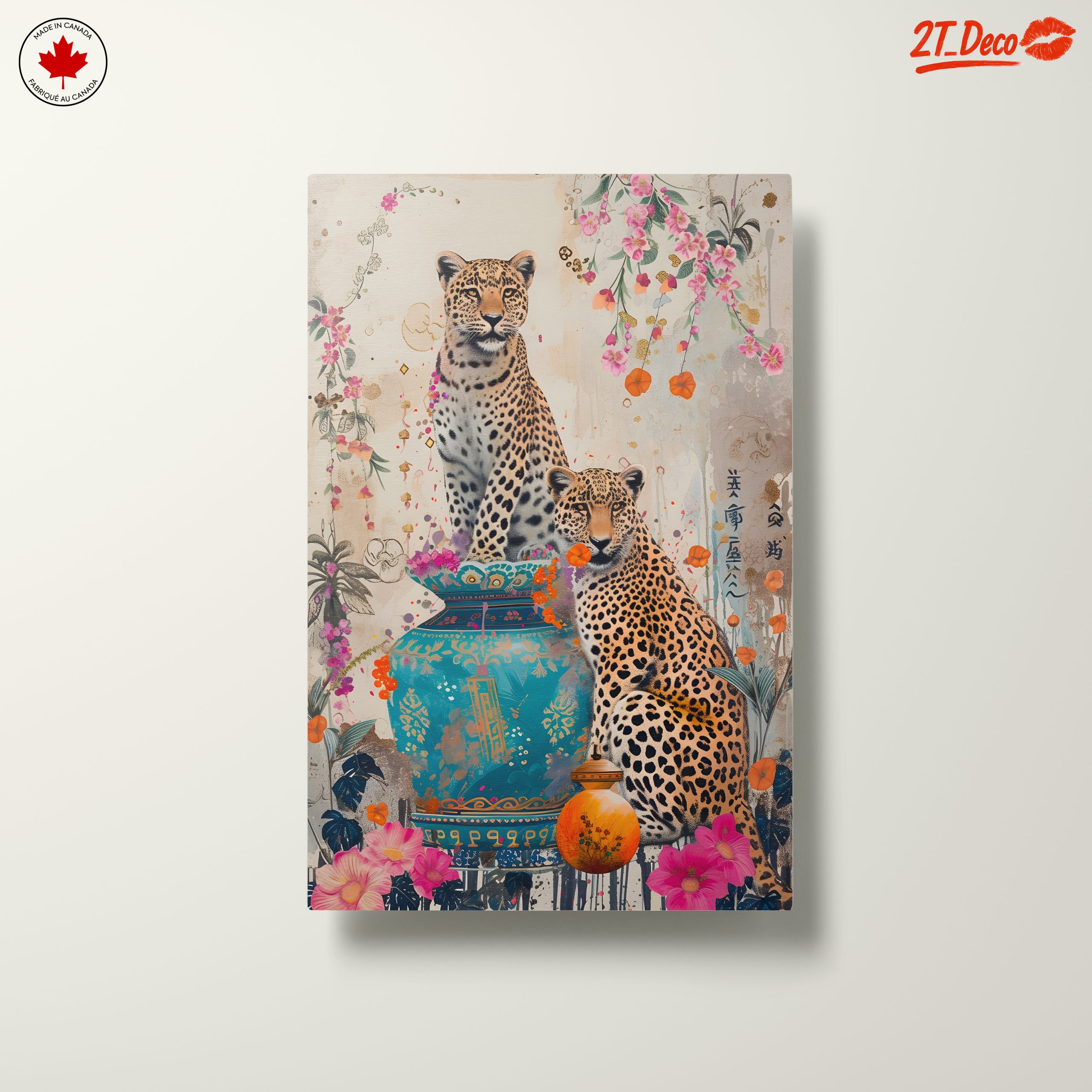 Leopards Among Blossoms and Vases - Image 10