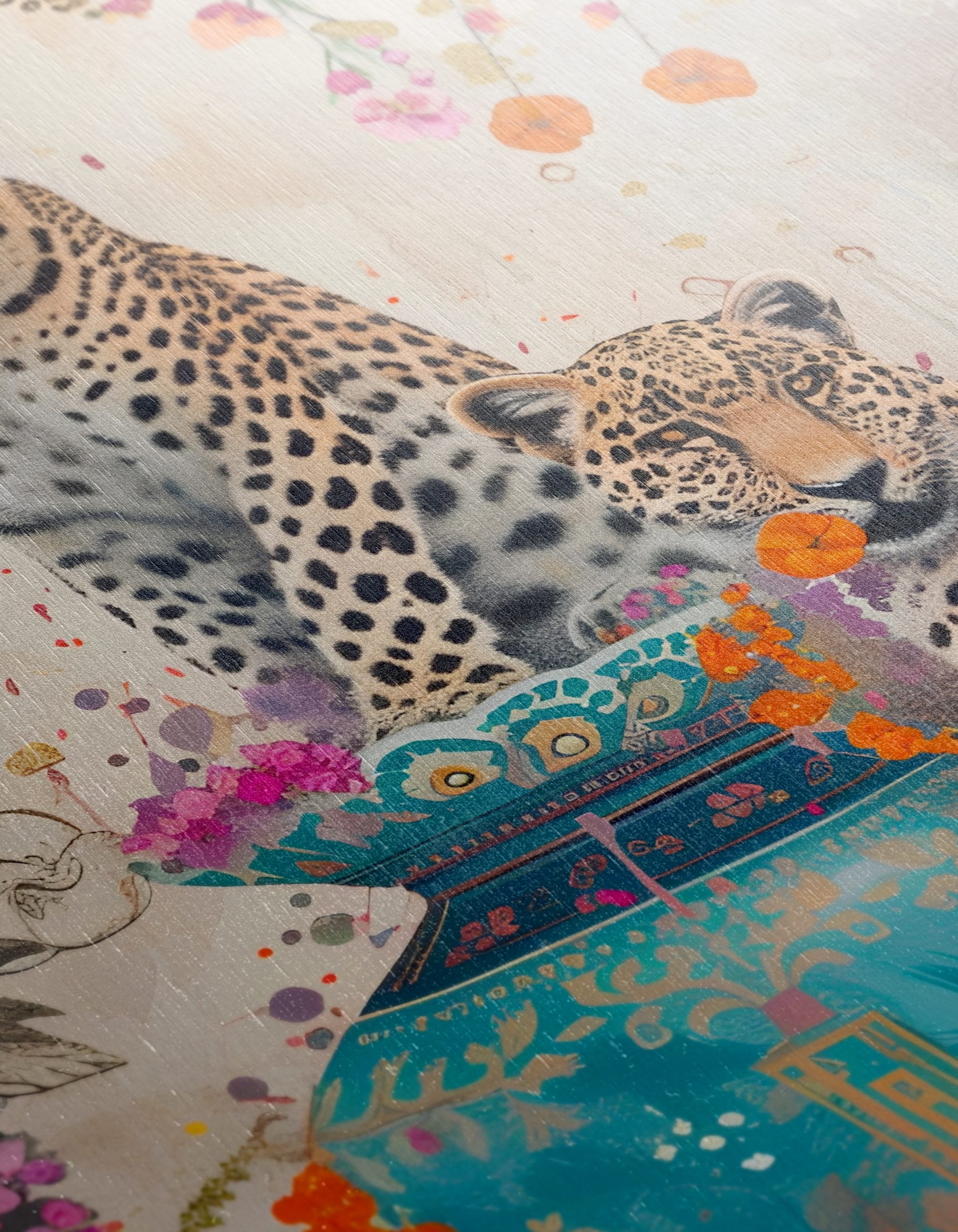 Leopards Among Blossoms and Vases - Image 12
