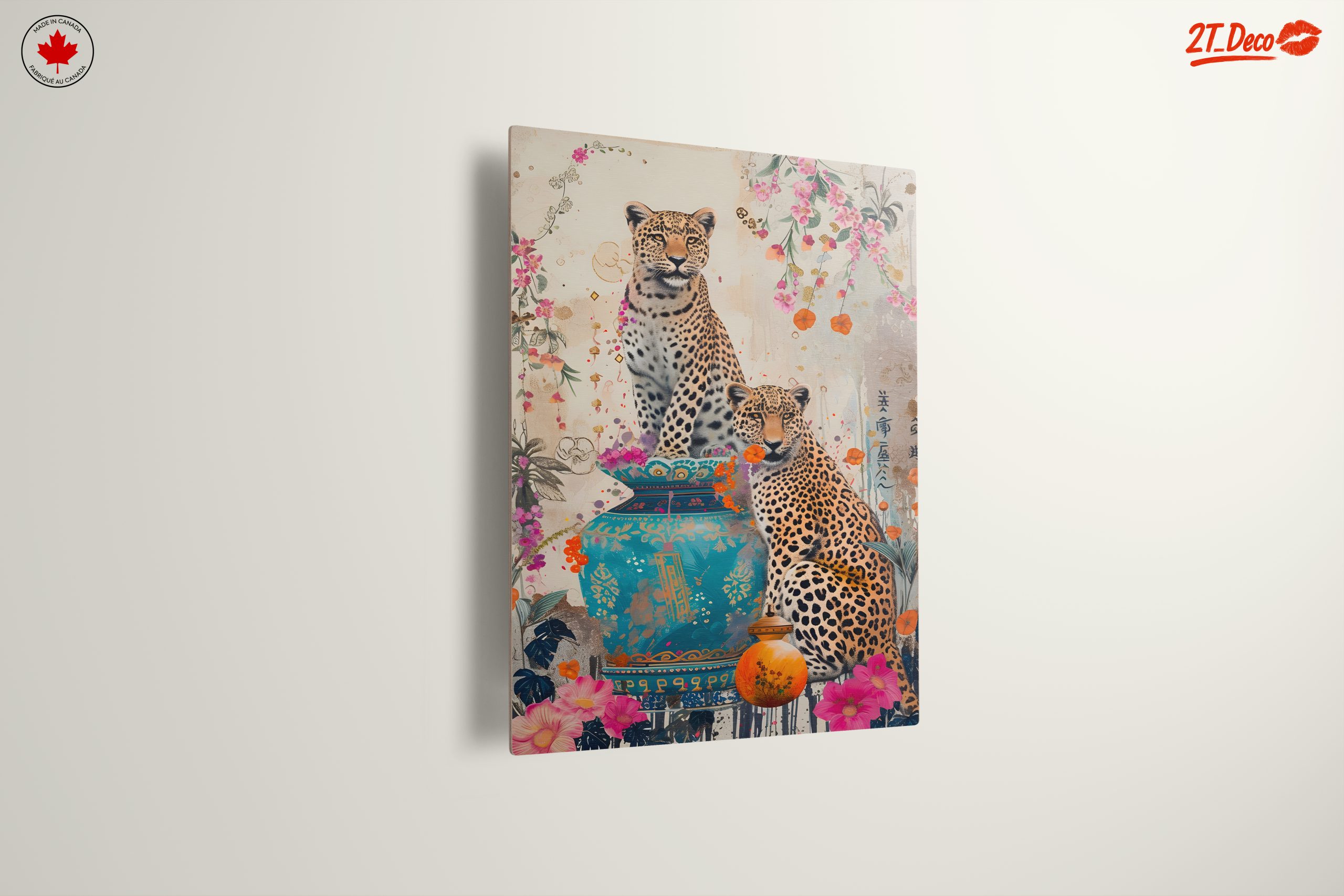 Leopards Among Blossoms and Vases - Image 13