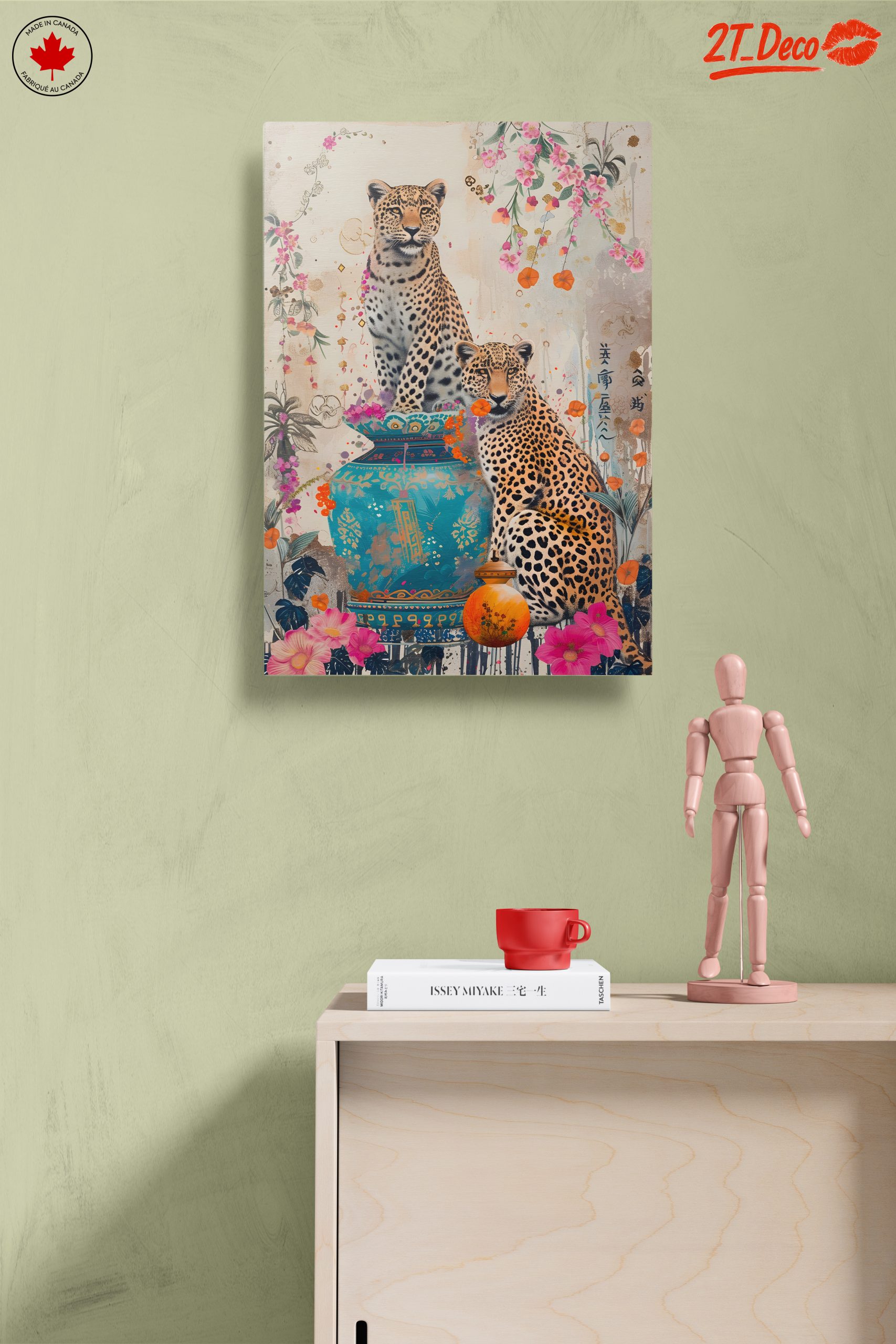 Leopards Among Blossoms and Vases - Image 14