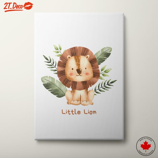 Cute Little Lion Illustration