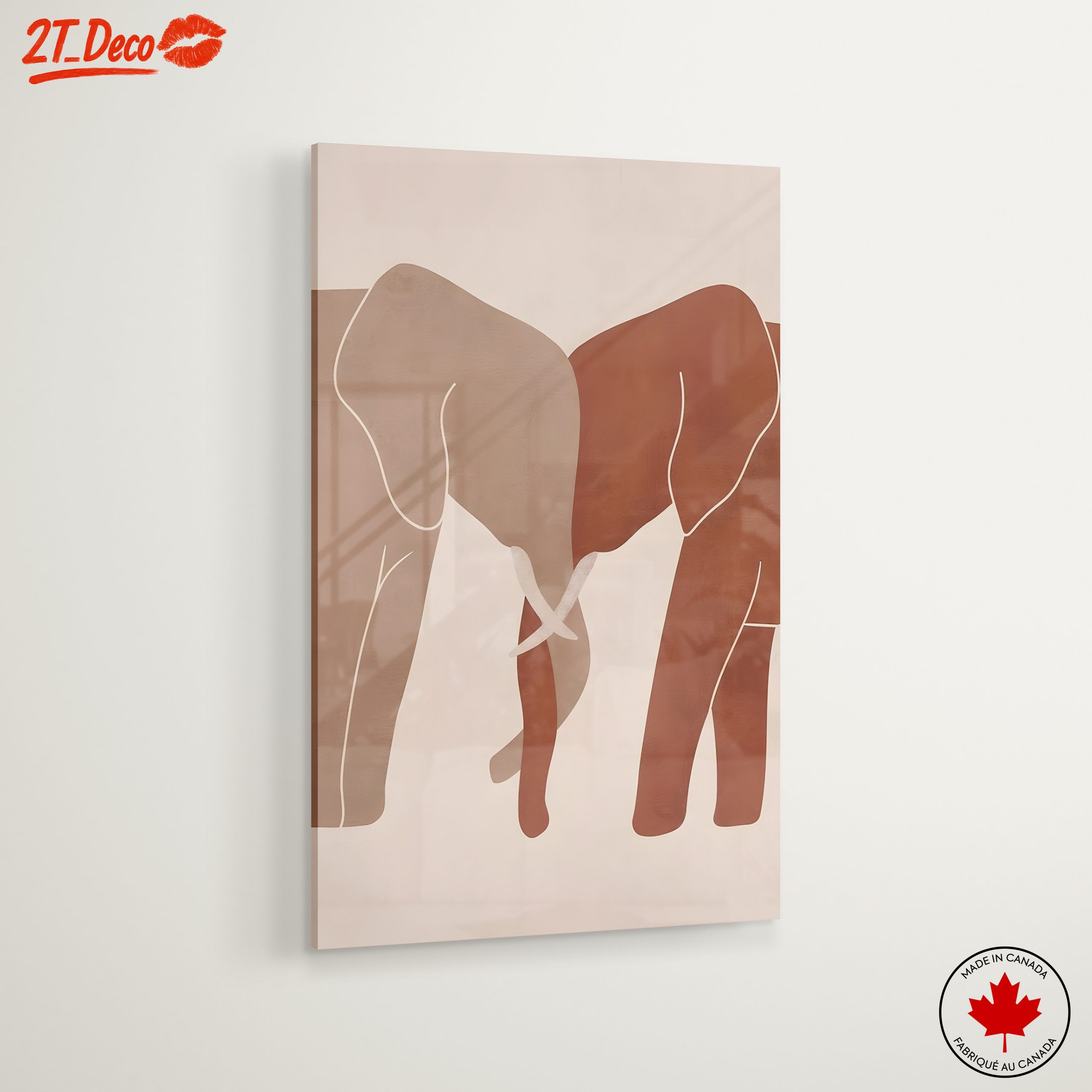Stylized Elephant Artwork for Nature Lovers - Image 6