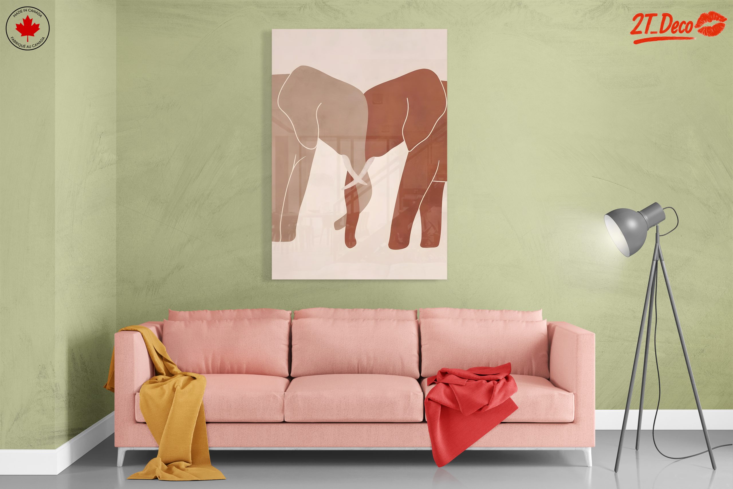 Stylized Elephant Artwork for Nature Lovers - Image 7