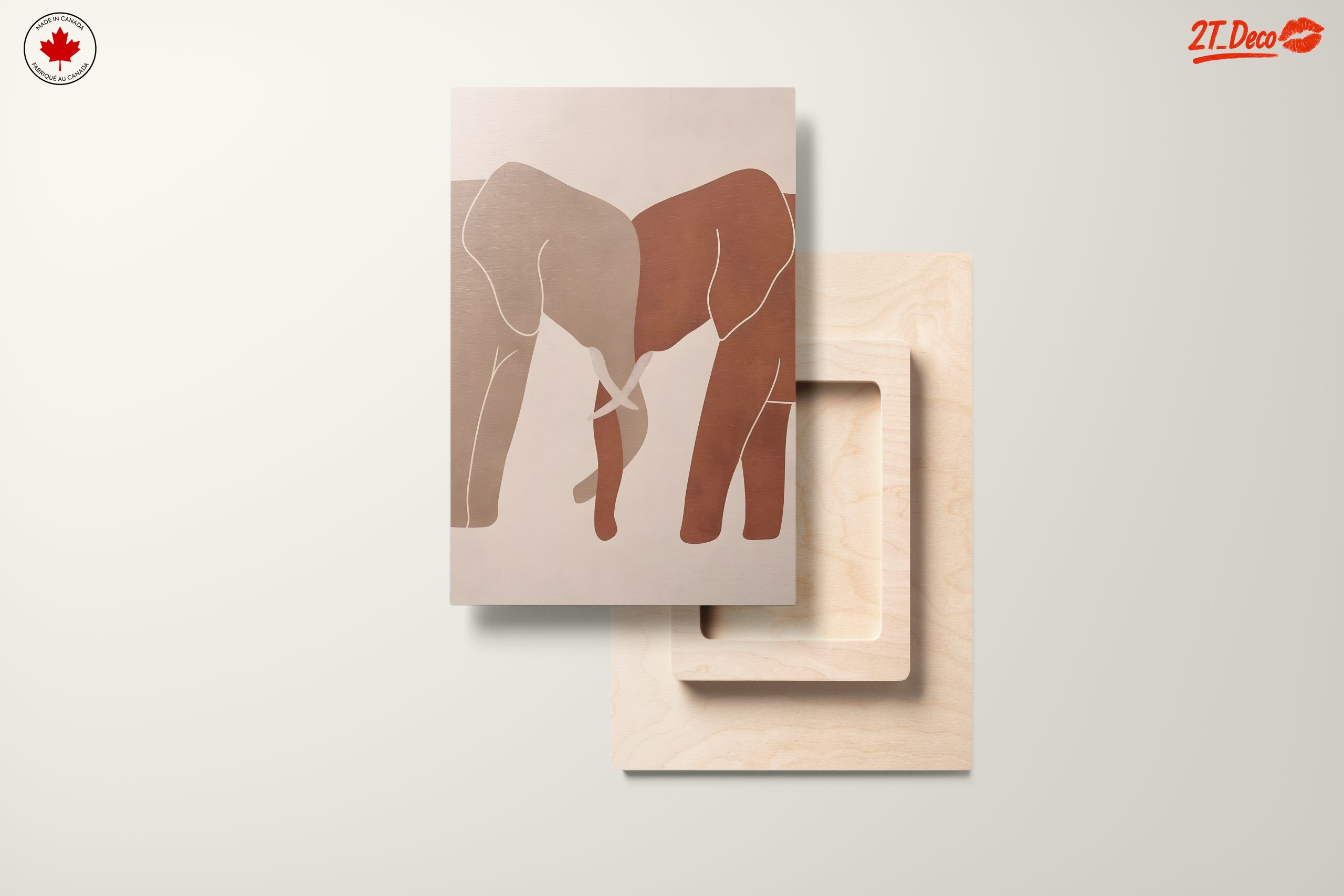 Stylized Elephant Artwork for Nature Lovers - Image 11