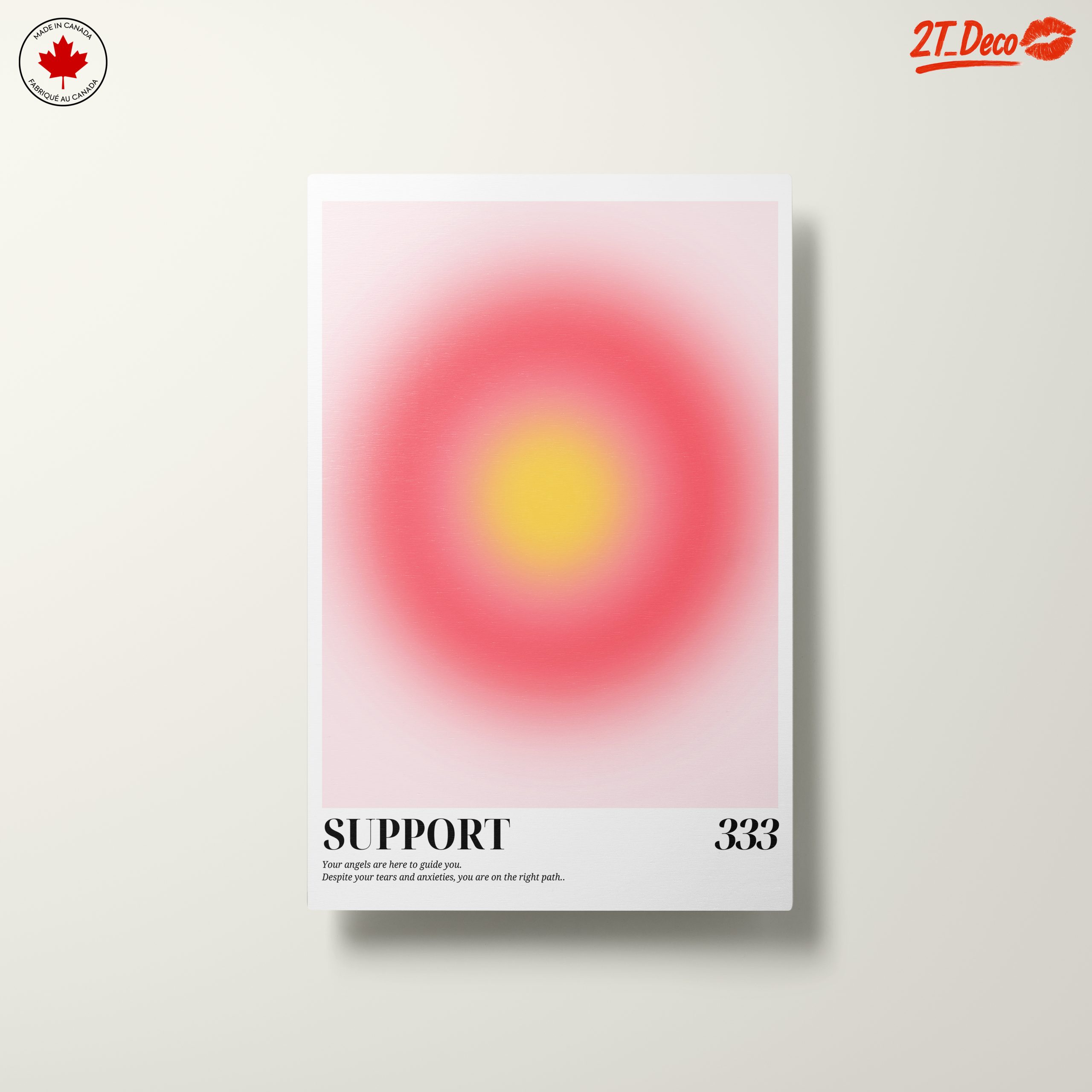 Abstract Support Art with Inspirational Message - Image 10