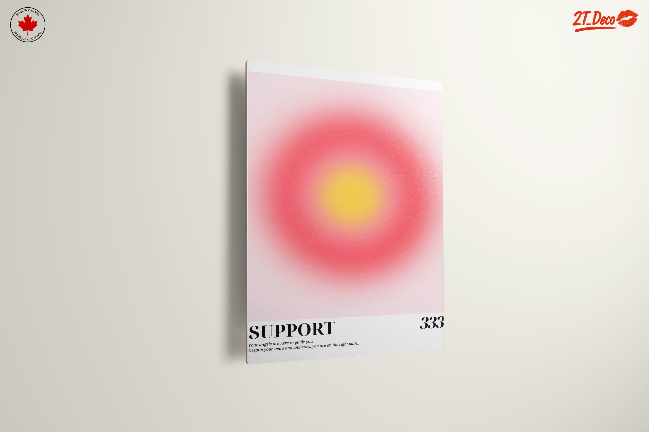Abstract Support Art with Inspirational Message - Image 13