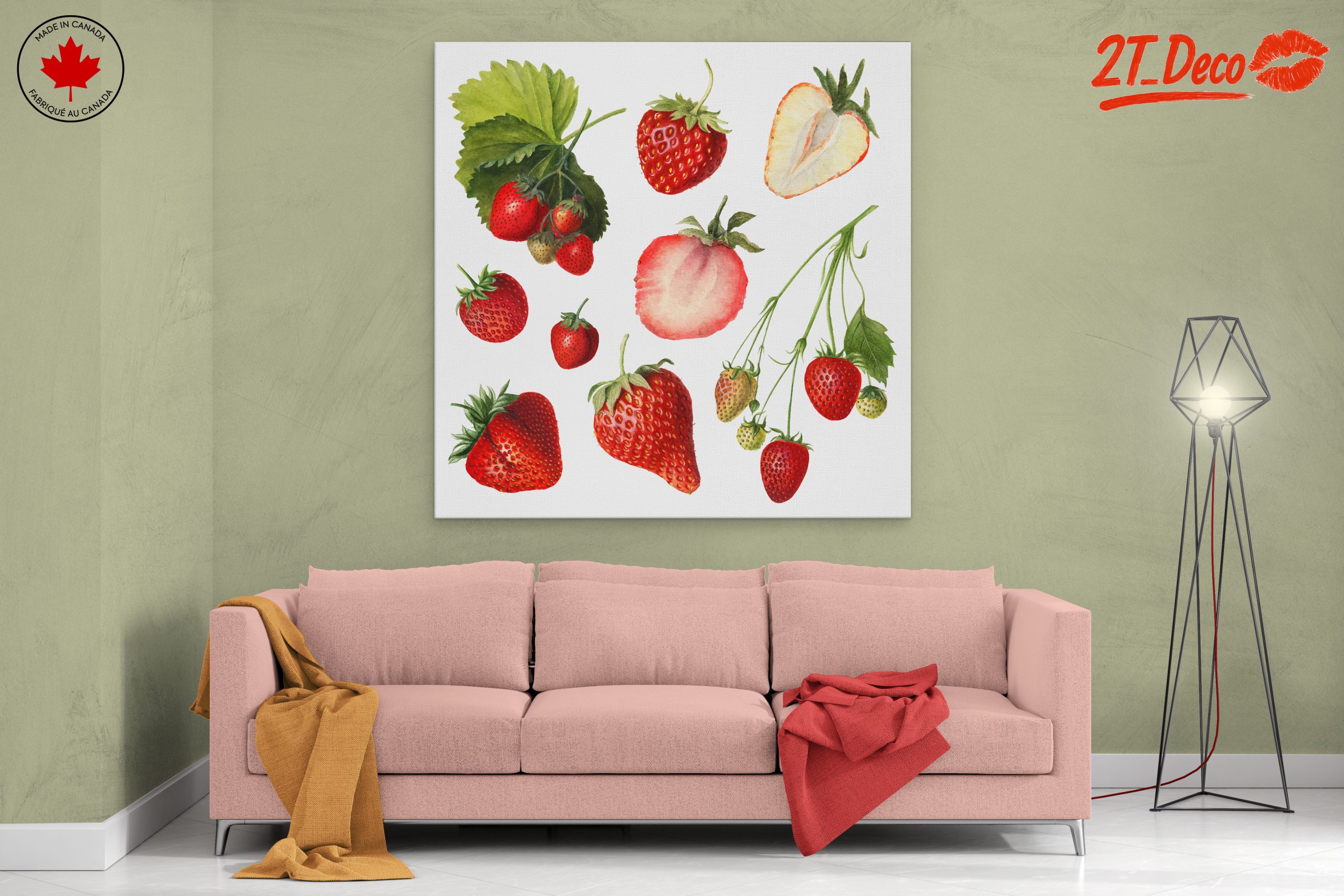 Stylized Strawberry Illustrations - Image 2
