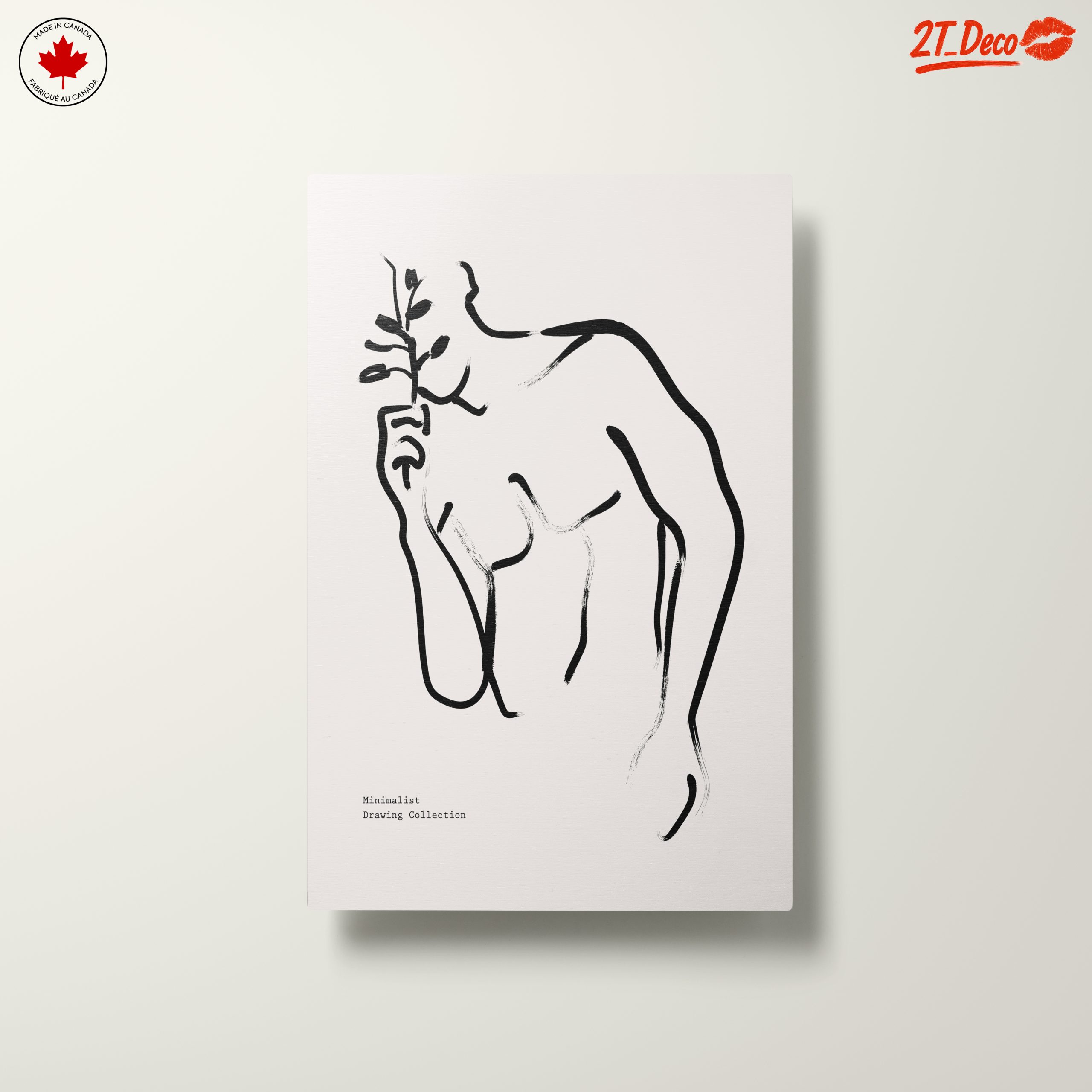 Elegant Minimalist Floral Portrait Art 3 - Image 10