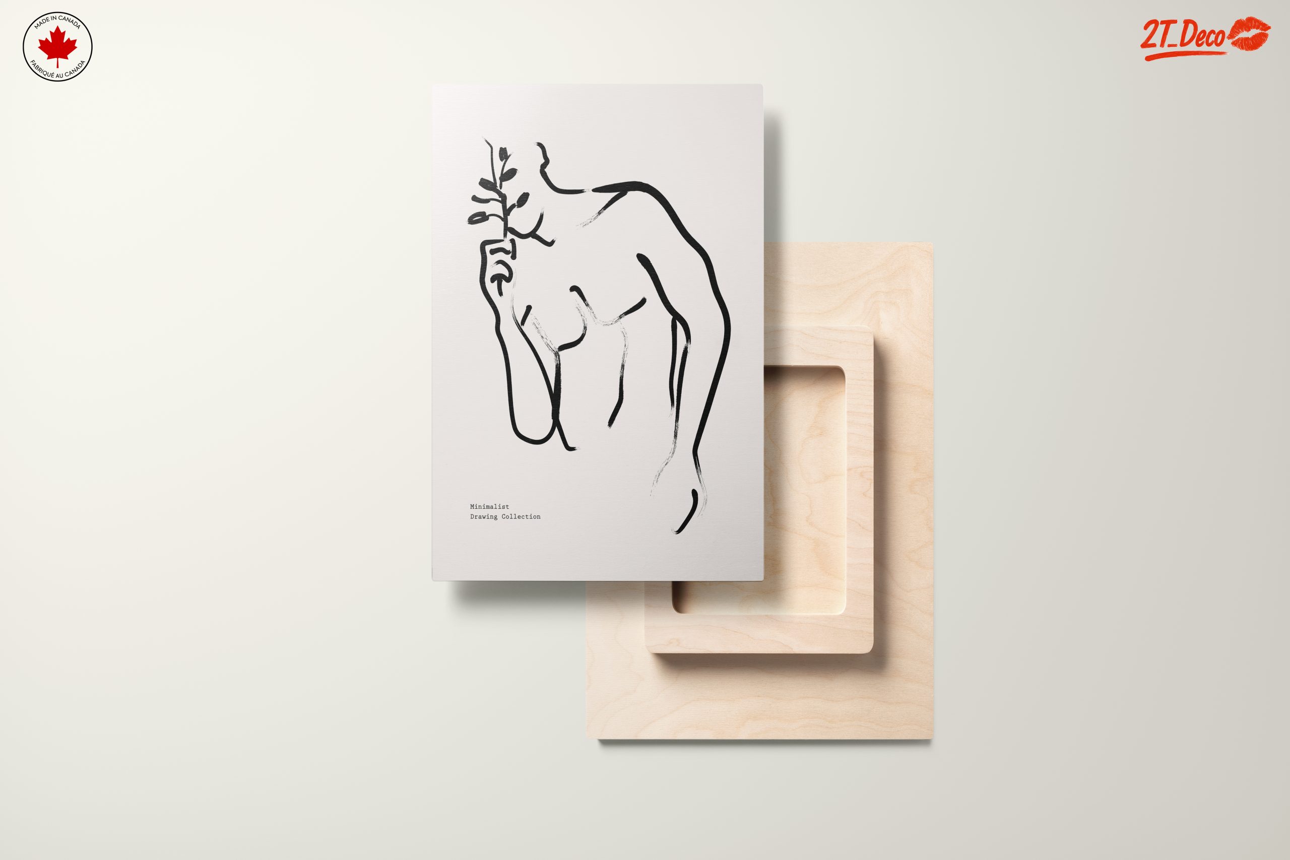 Elegant Minimalist Floral Portrait Art 3 - Image 11