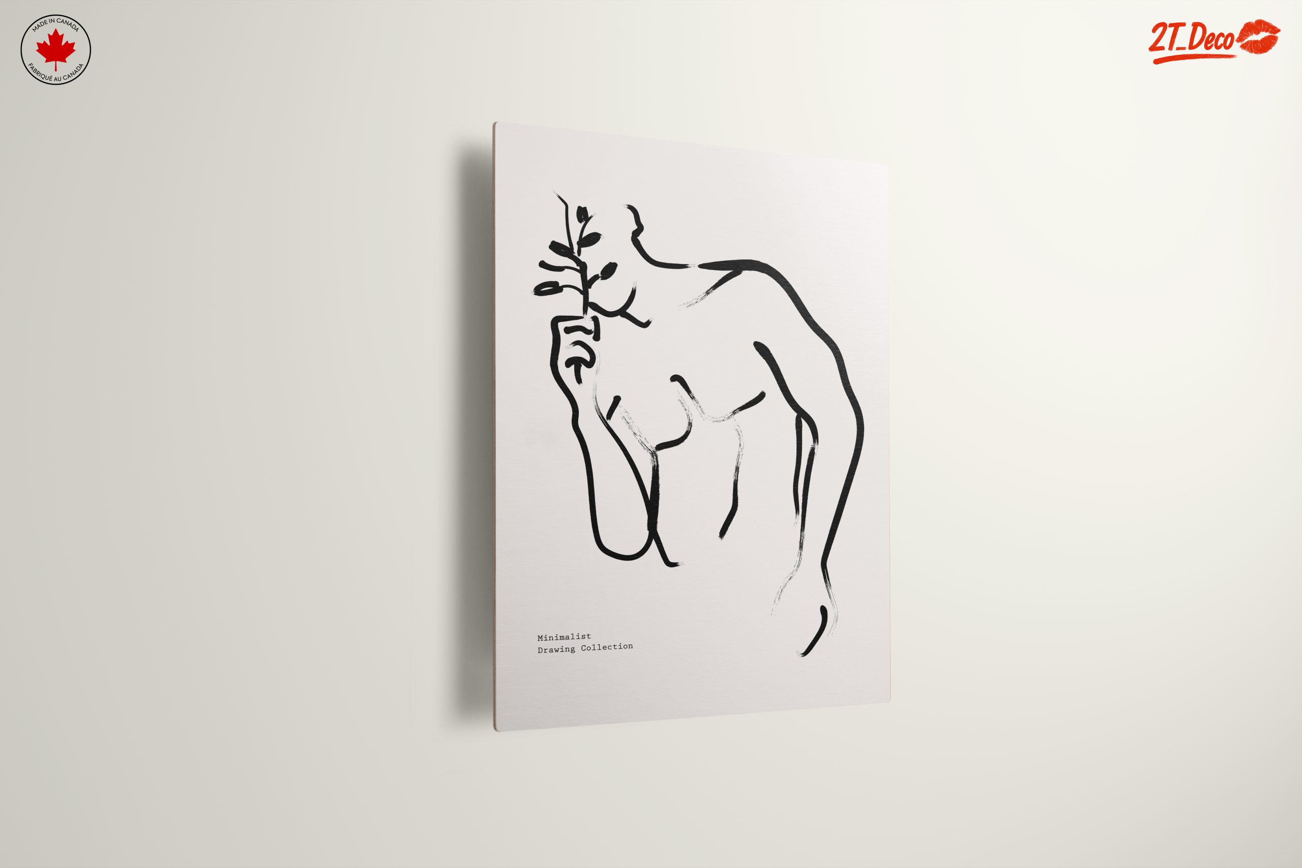 Elegant Minimalist Floral Portrait Art 3 - Image 13