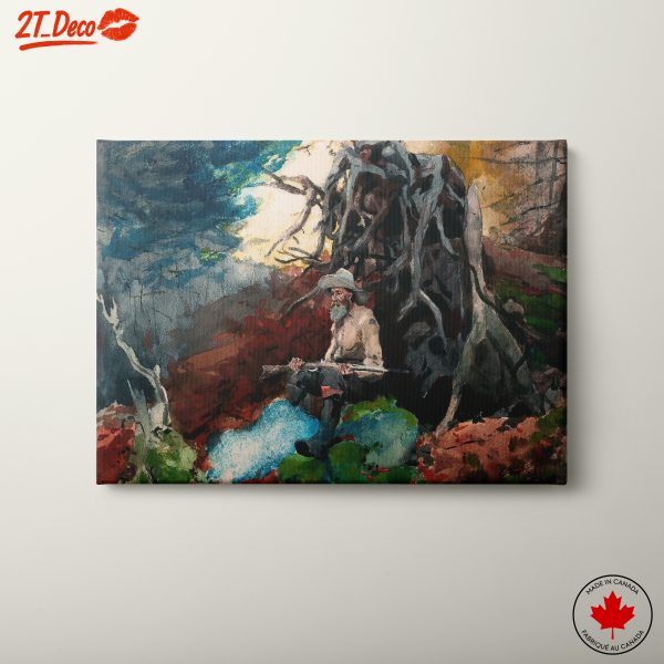 Fantasy Hunter Sitting by a Tree