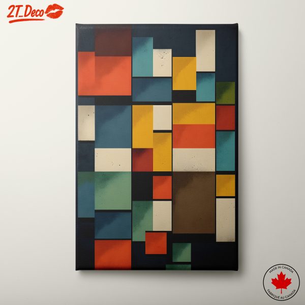 Colorful Geometric Abstract Art Composition 3