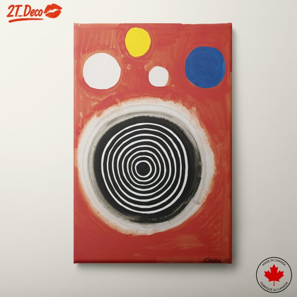 Vibrant Geometric Art by Calder