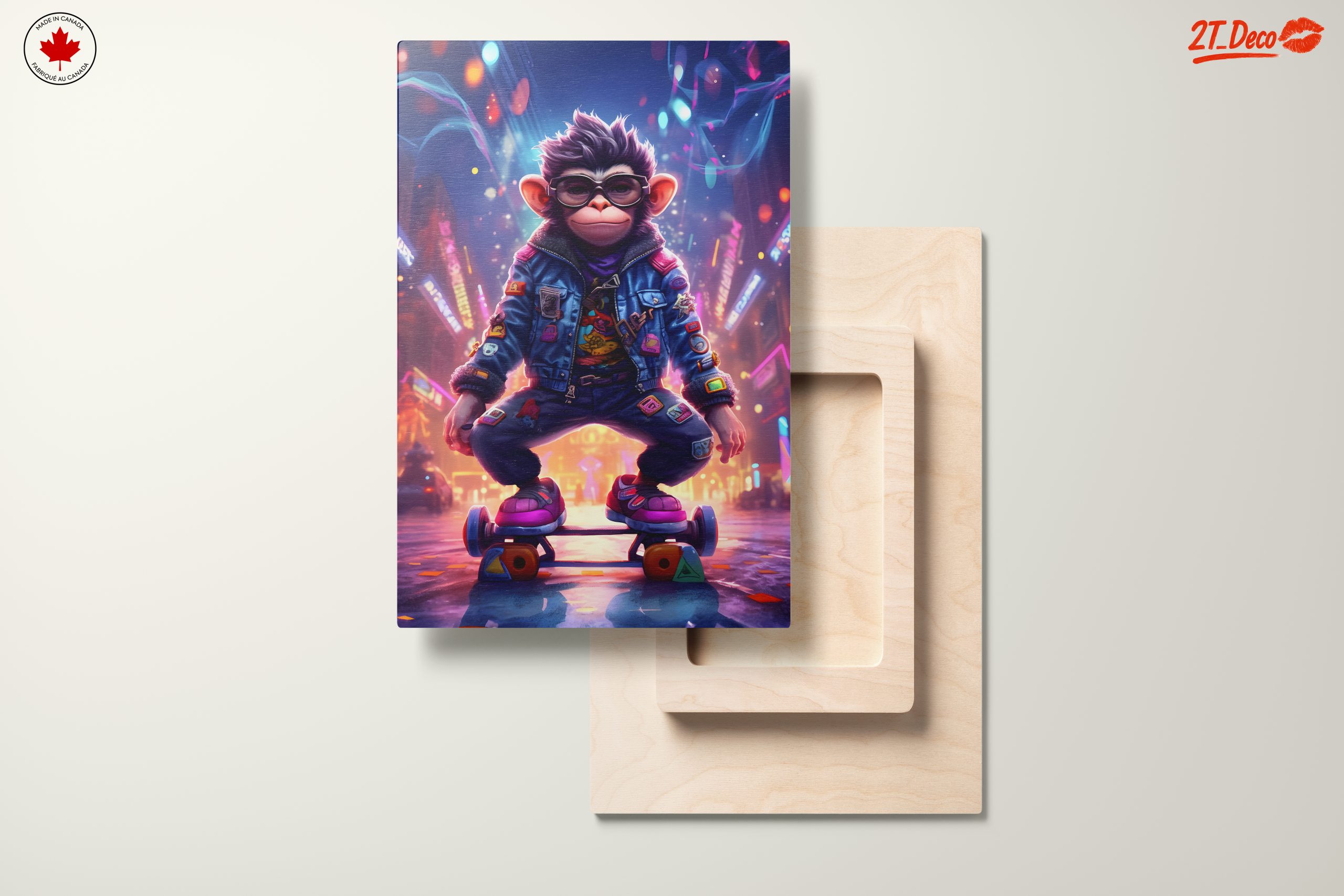 Stylish Skating Monkey Character Art - Image 11