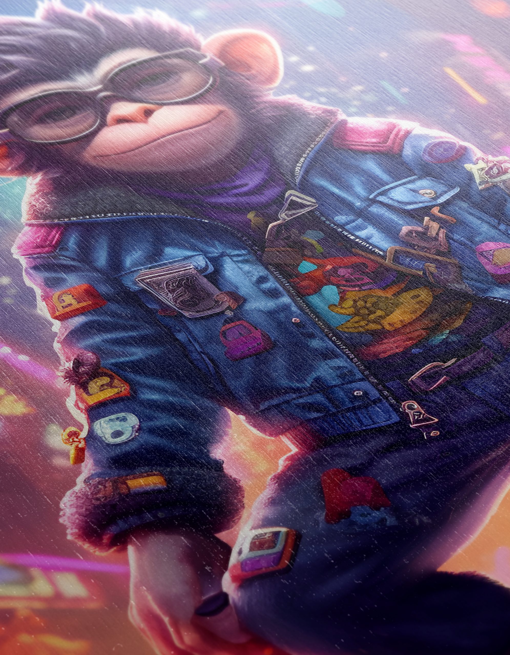 Stylish Skating Monkey Character Art - Image 12
