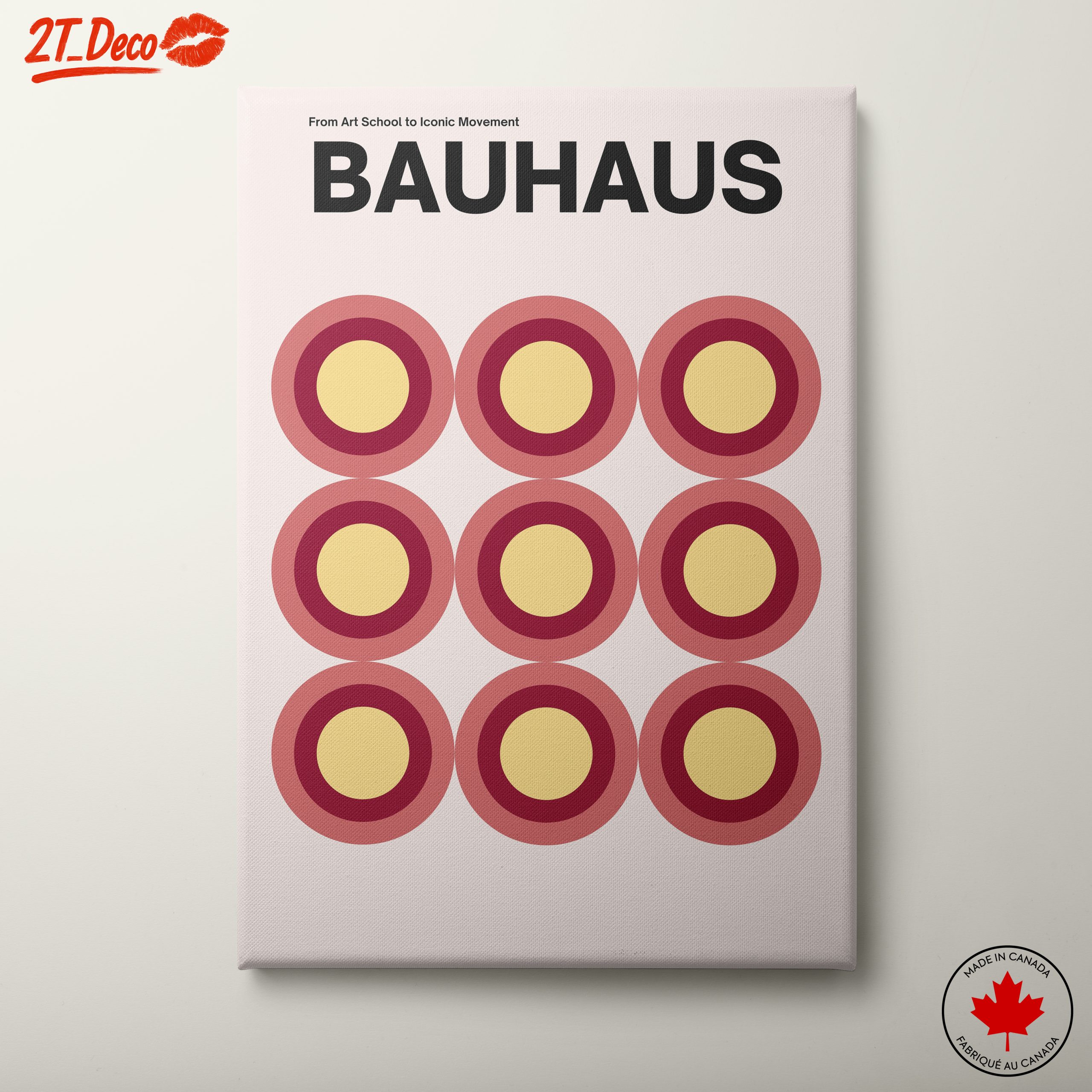 Bauhaus Geometric Art Inspired Design 2