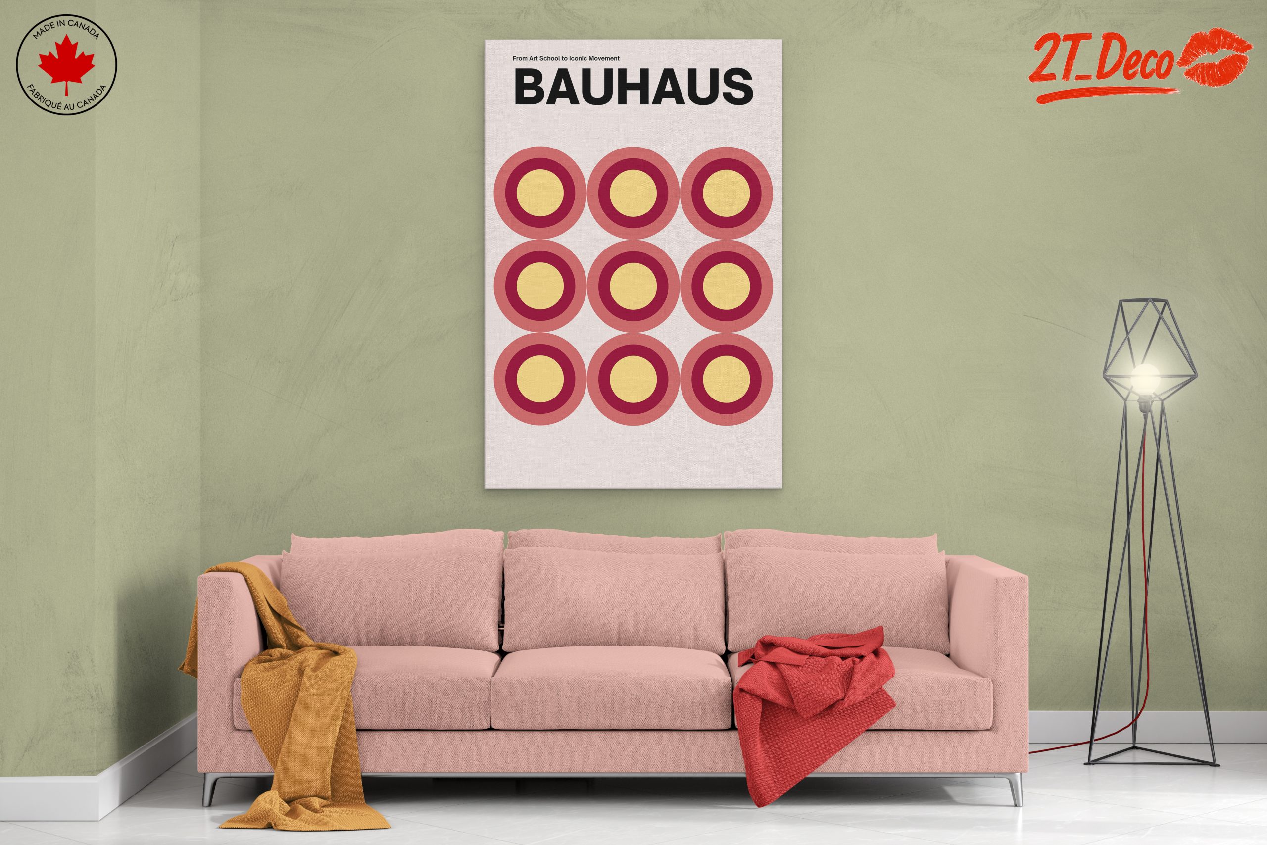 Bauhaus Geometric Art Inspired Design 2 - Image 2