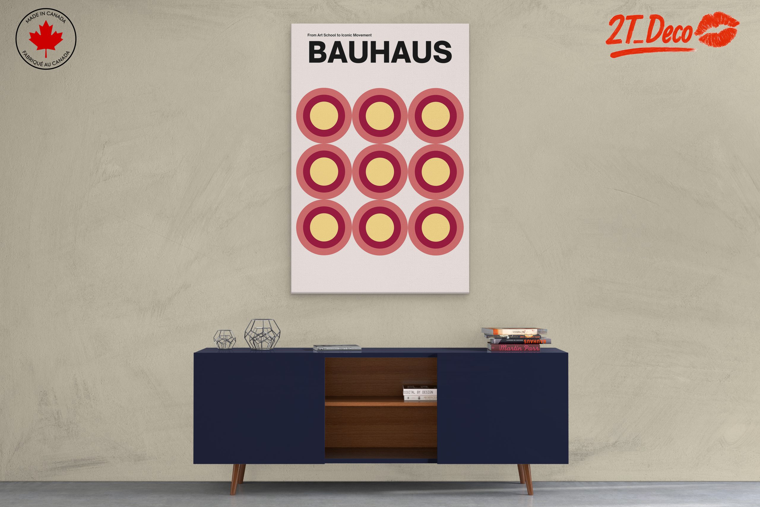 Bauhaus Geometric Art Inspired Design 2 - Image 3