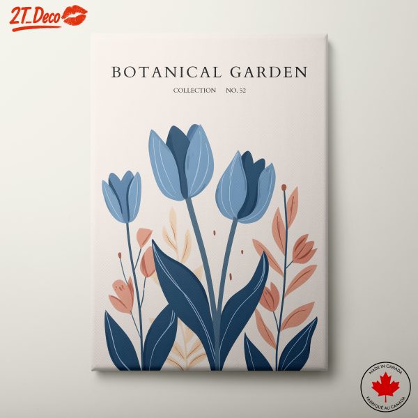Stylized Floral Artwork in Soft Colors 2