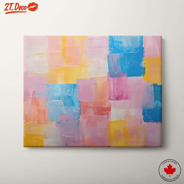 Vibrant Contemporary Abstract Art Composition