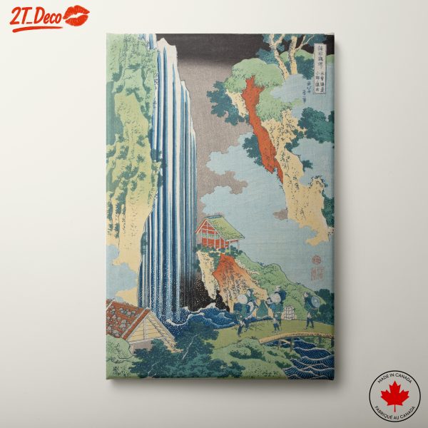 Scenic Waterfall Landscape Art