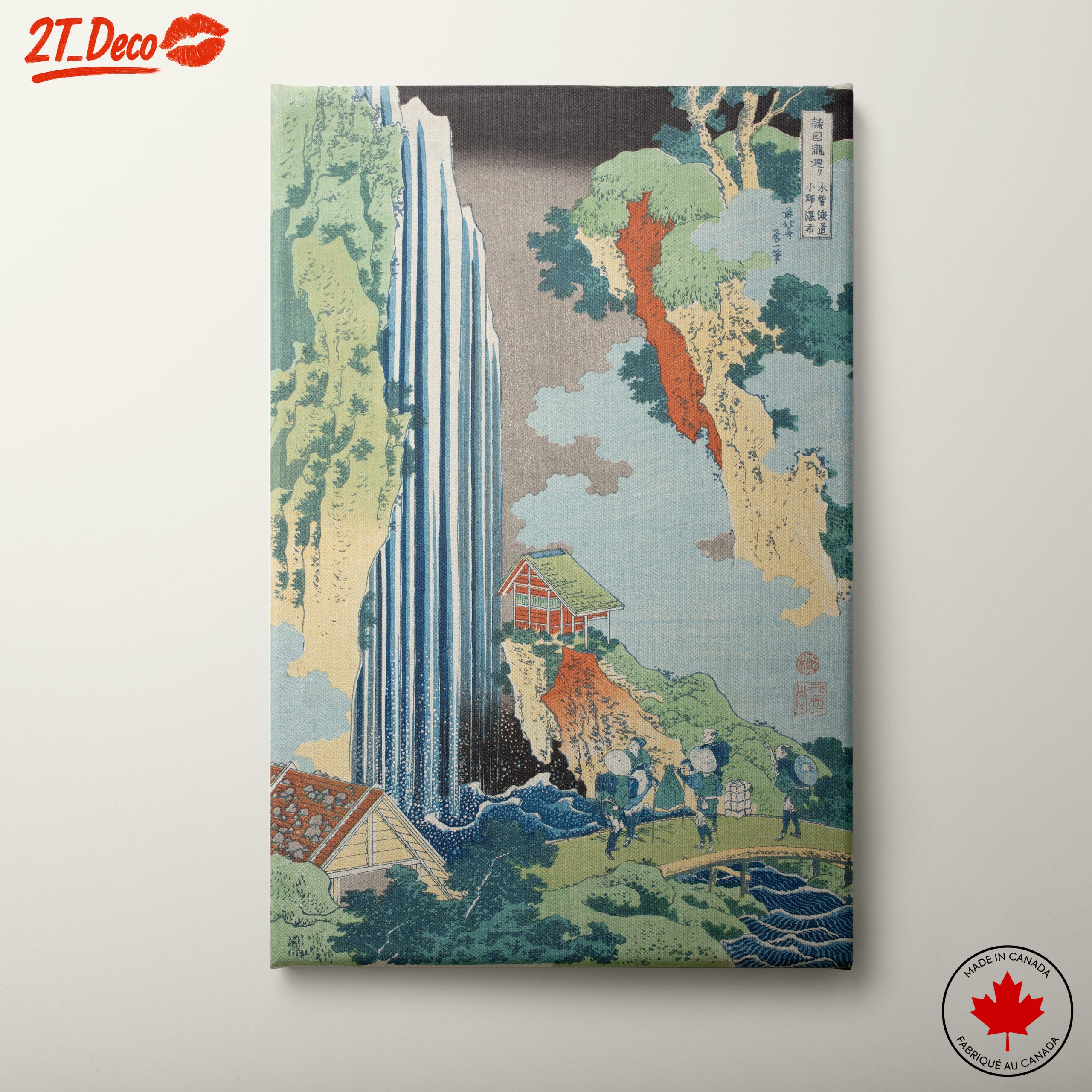 Scenic Waterfall Landscape Art