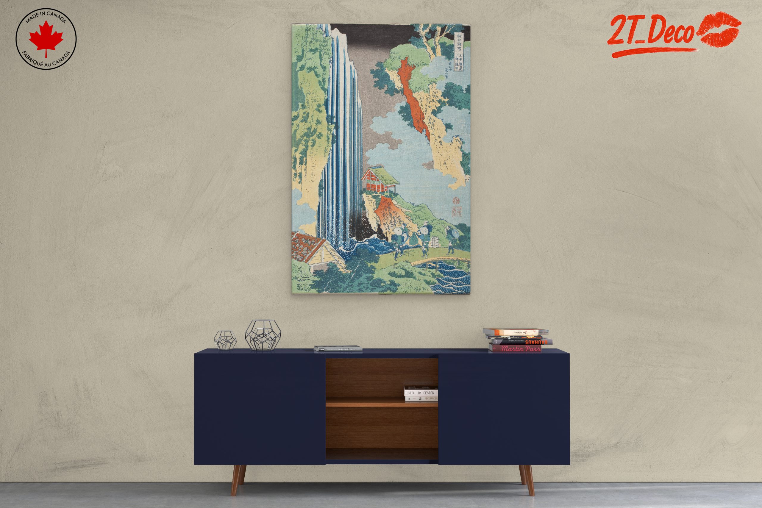 Scenic Waterfall Landscape Art - Image 3