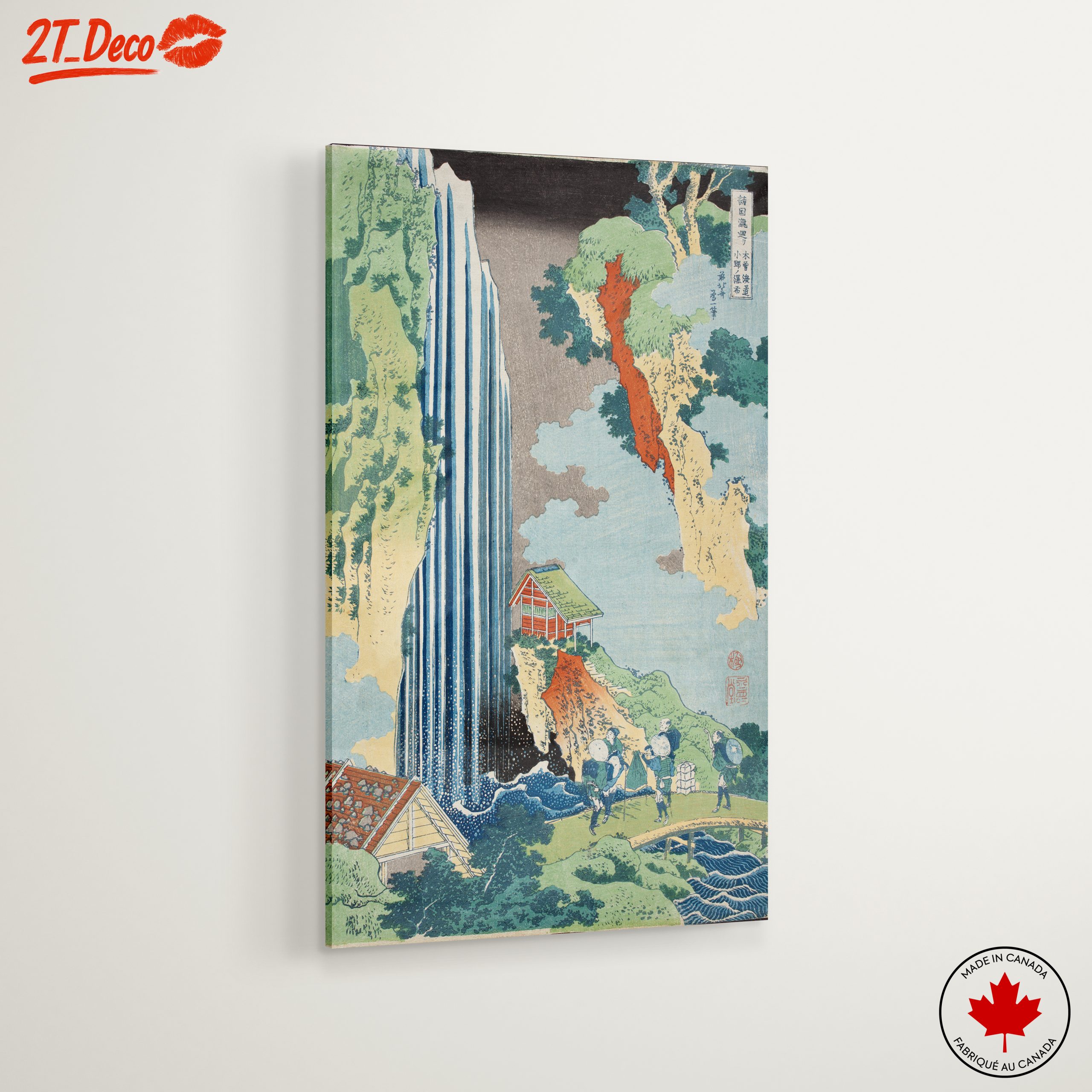 Scenic Waterfall Landscape Art - Image 6