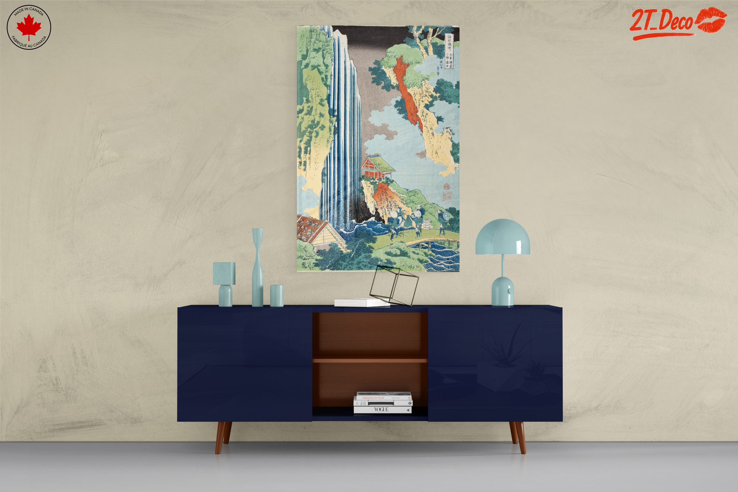 Scenic Waterfall Landscape Art - Image 8