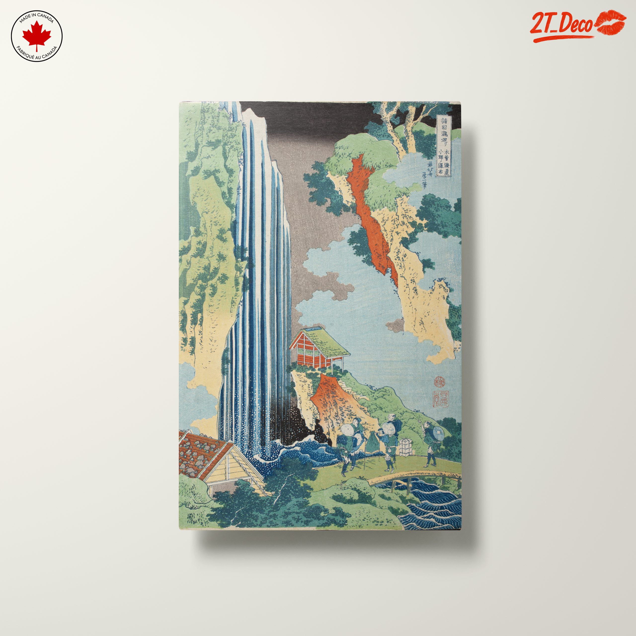 Scenic Waterfall Landscape Art - Image 10