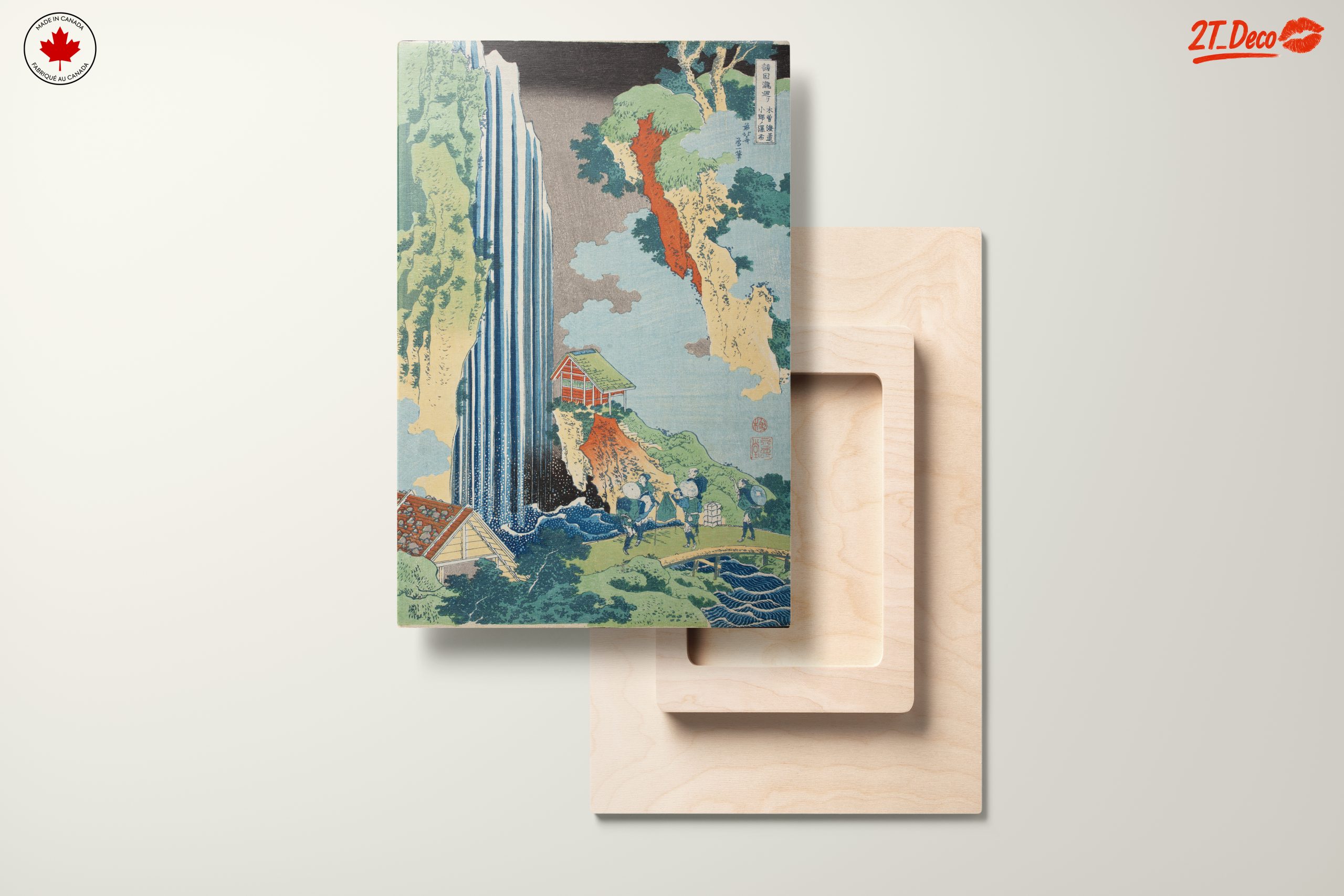 Scenic Waterfall Landscape Art - Image 11