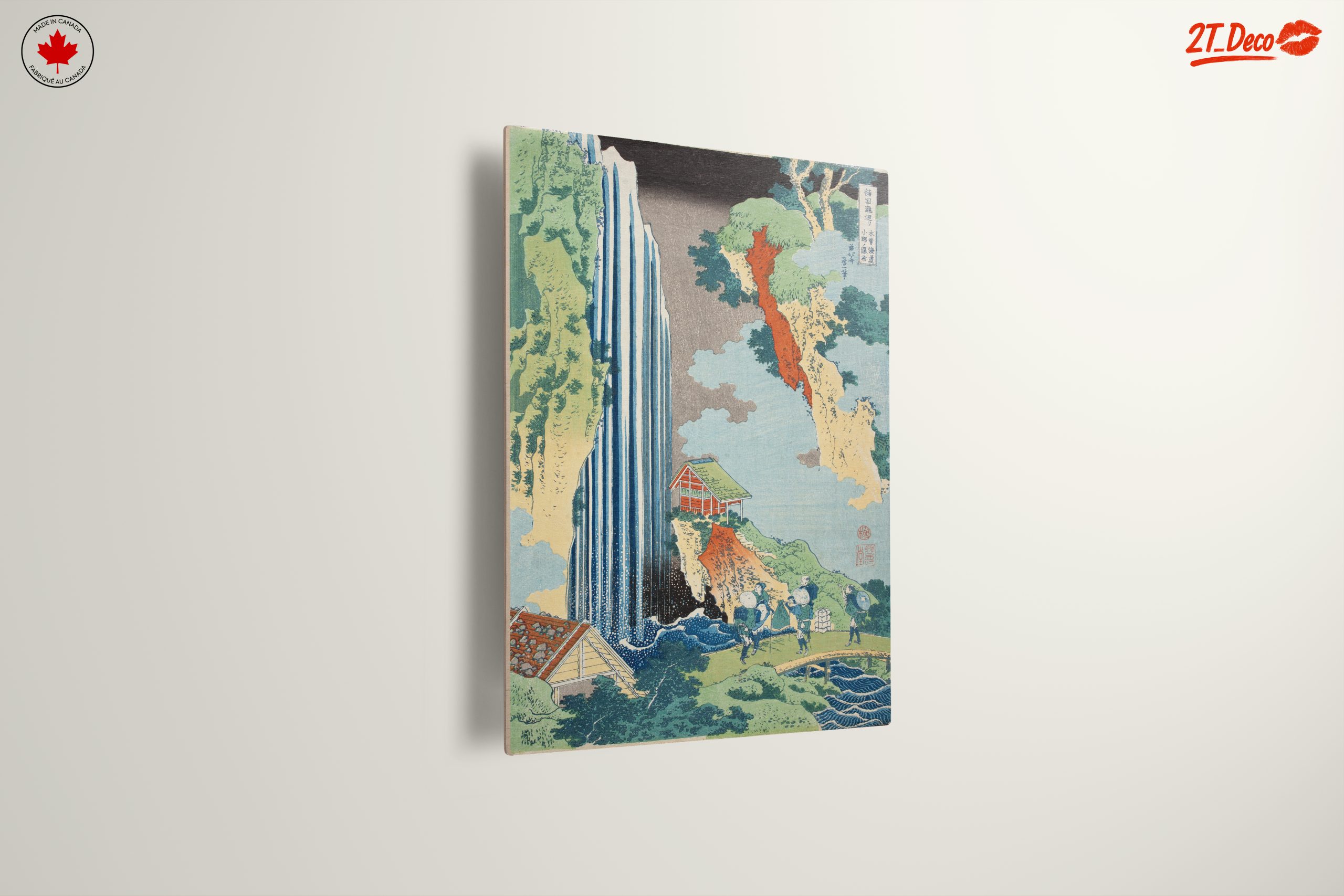 Scenic Waterfall Landscape Art - Image 13