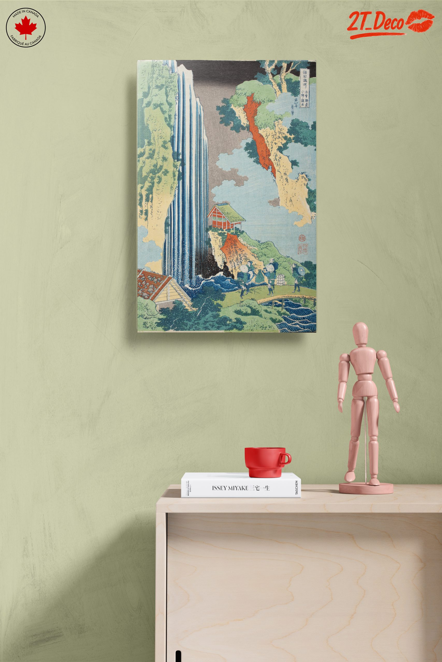 Scenic Waterfall Landscape Art - Image 14