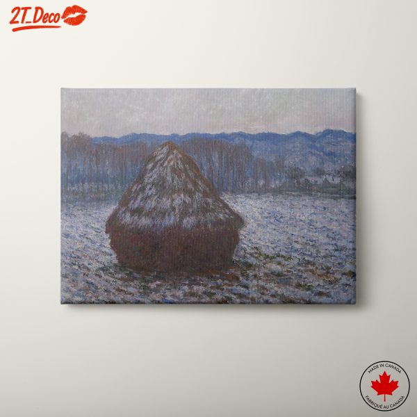 Winter Landscape with Haystack
