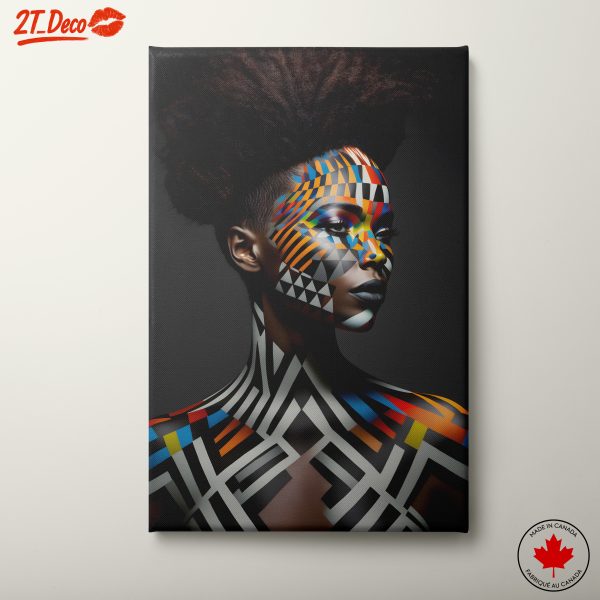 Vibrant Abstract Cultural Portrait 2