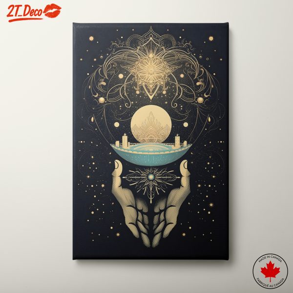 Celestial Inspiration with Elegant Hands